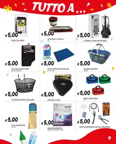 Anteprima del volantino Famila Tutto A... catalogo valido a partire dal 22.01.2026 | Pagina: 9 | Prodotti: Pantaloncini, Borsa, Cestino