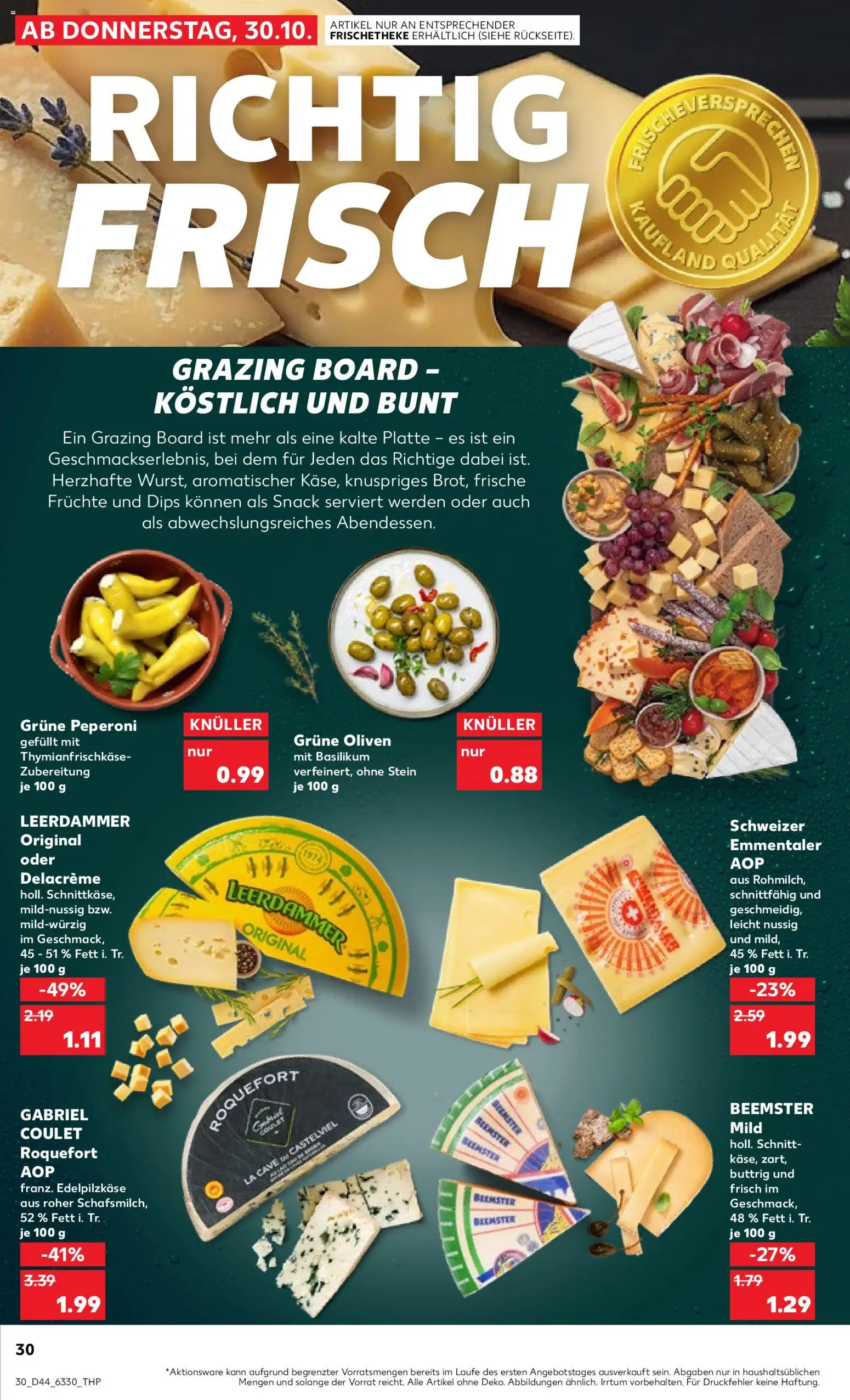 Kaufland prospekt Kiel	 – gültig ab 02.11.2025 | Seite: 30 | Produkte: Leerdammer