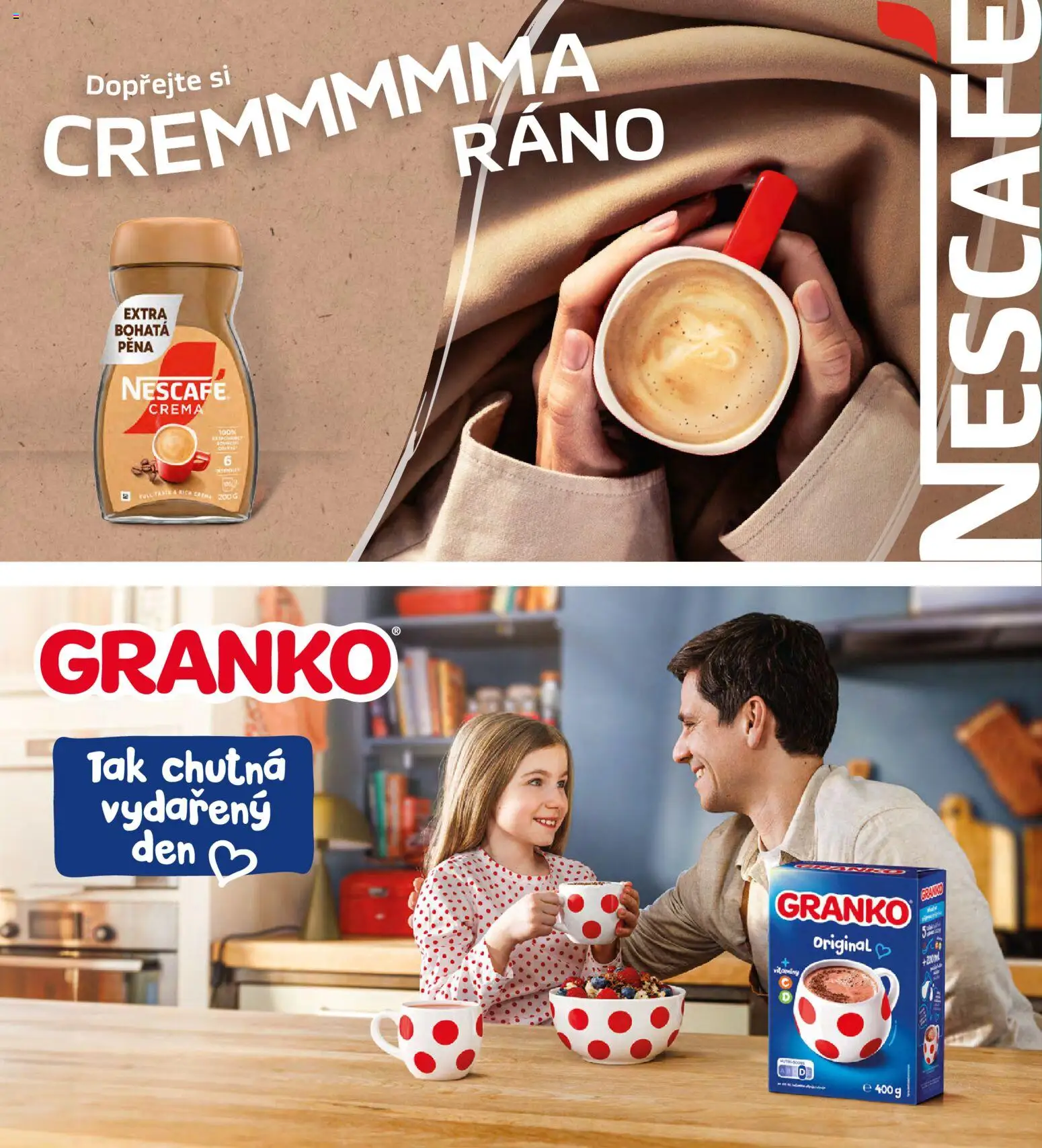 Albert magazín od 01.02.2026 | Strana: 64 | Produkty: Nescafe Crema, Granko, Vitamíny, Nescafé