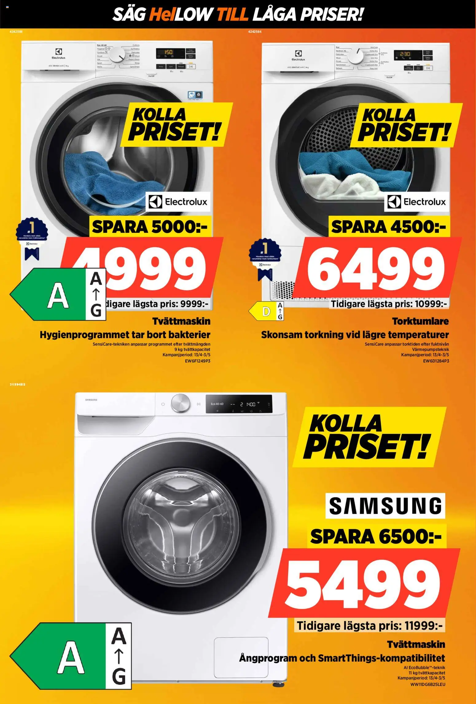 Power reklamblad aktuell från 27.04.2026 | Sida: 20 | Produkter: Såg, Tvättmaskin, Torktumlare