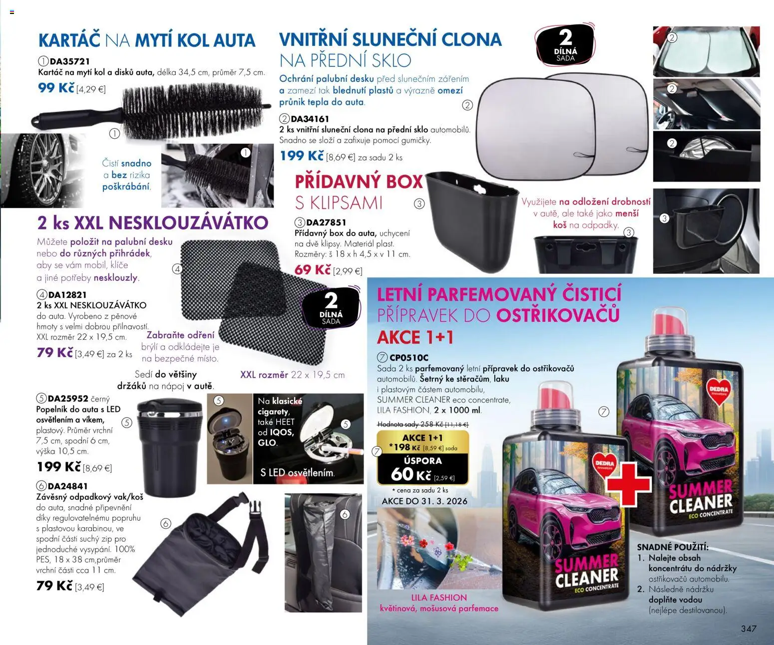 Nové Dedra akcie – leták je platný od 01.03.2026 | Strana: 47 | Produkty: Led, Kôš