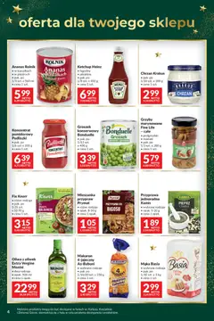 Pogląd oferty "Makro Gazetka - Mega oferty dla Twojego Sklepu" - ważna od 09.12.2025 | Strona: 4 | Produkty: Mąka basia, Chrzan, Ananas, Makaron