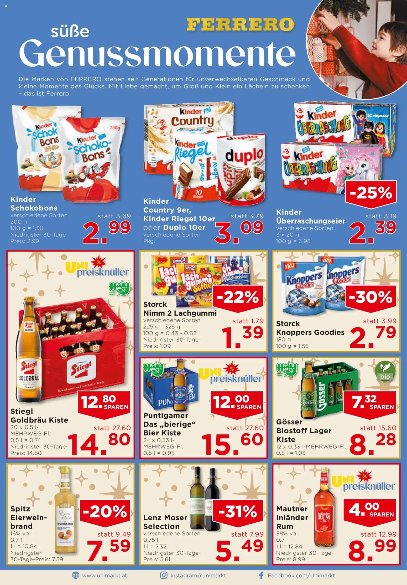 Unimarkt Flugblatt gültig ab 26.11.2025 | Seite: 12 | Produkte: Bier