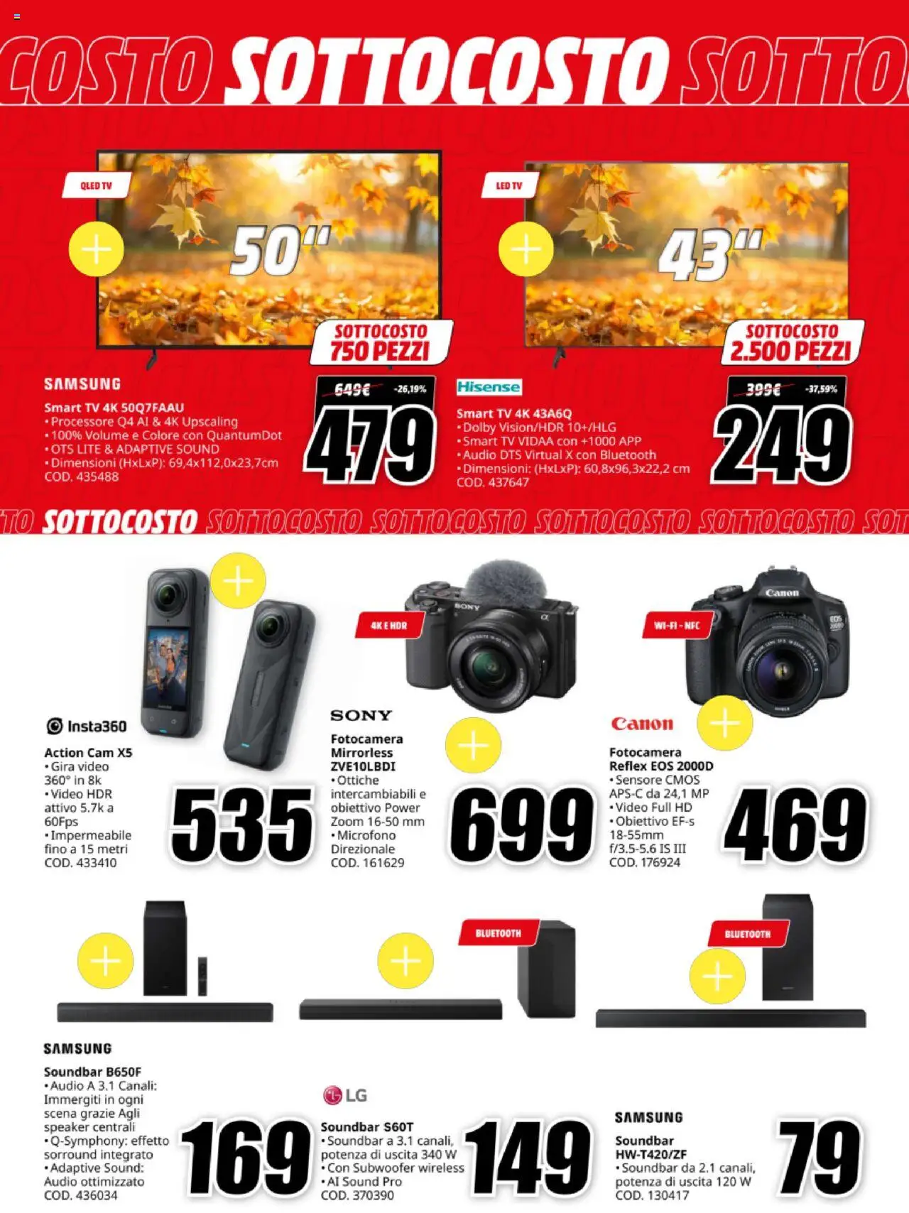 Volantino Media World del 03.10.2025 | Pagina: 23 | Prodotti: smart TV, TV, Speaker, Samsung