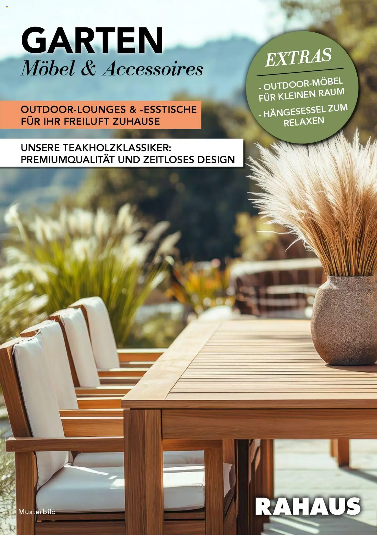 Rahaus Prospekt Gartenmöbel – gültig ab 07.04.2025 | Seite: 1