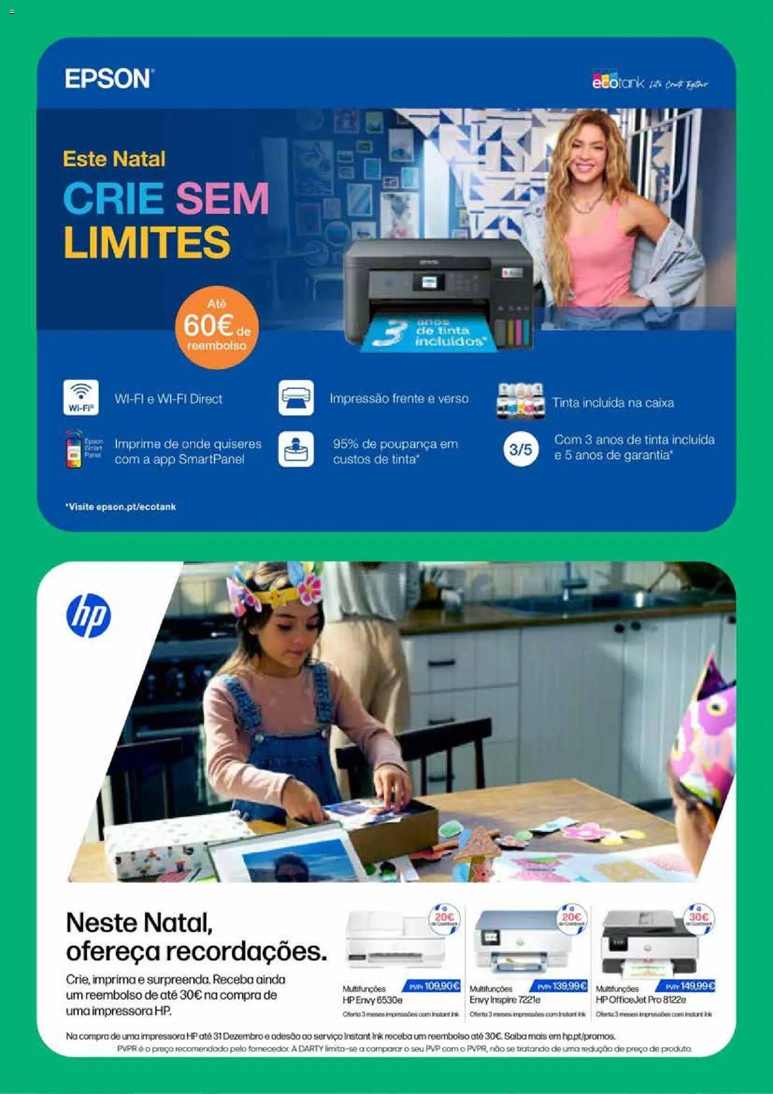 Darty - folheto │ válido de 02.12.2025 | Página: 30 | Produtos: Impressora, Tinta, Caixa