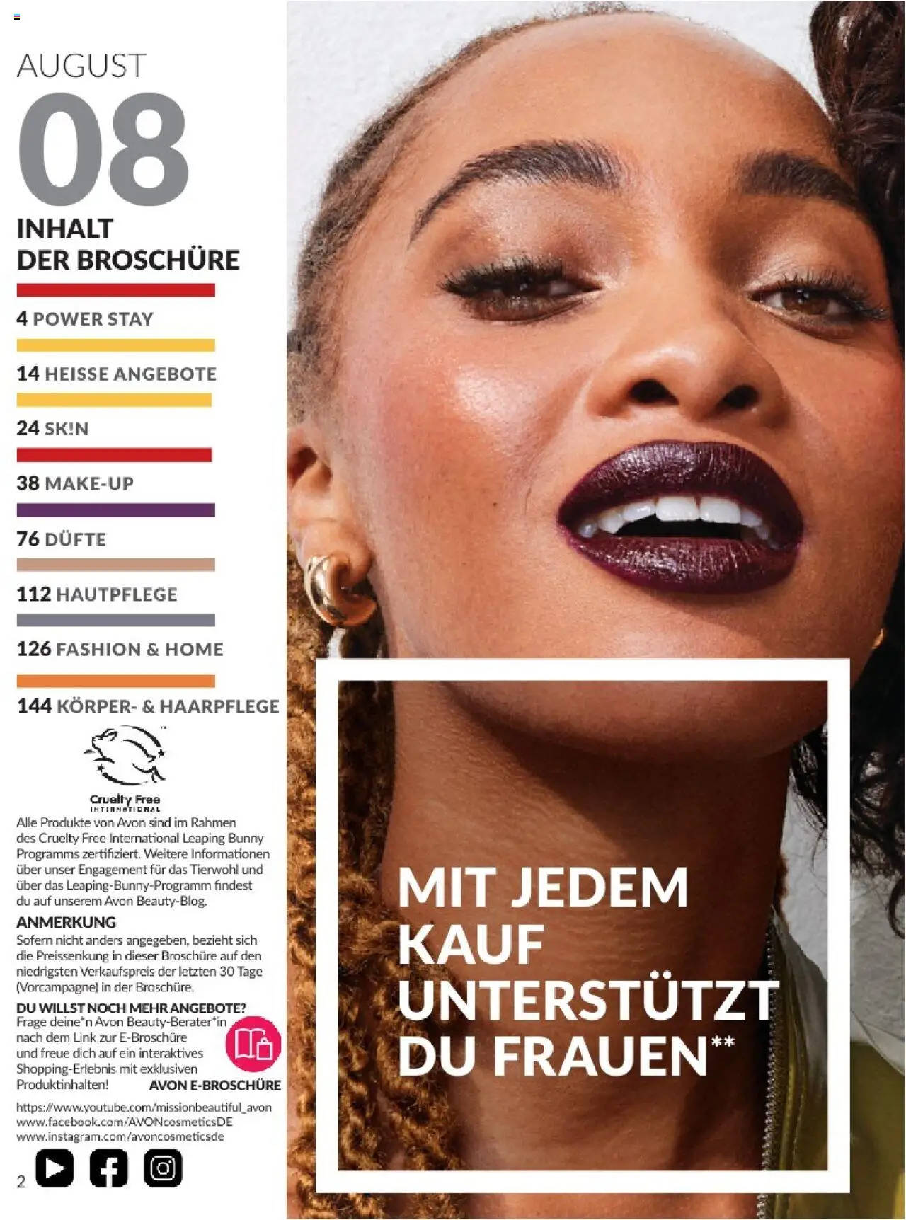 AVON Katalog August 2025 - gültig ab dem 01.08.2025 | Seite: 4