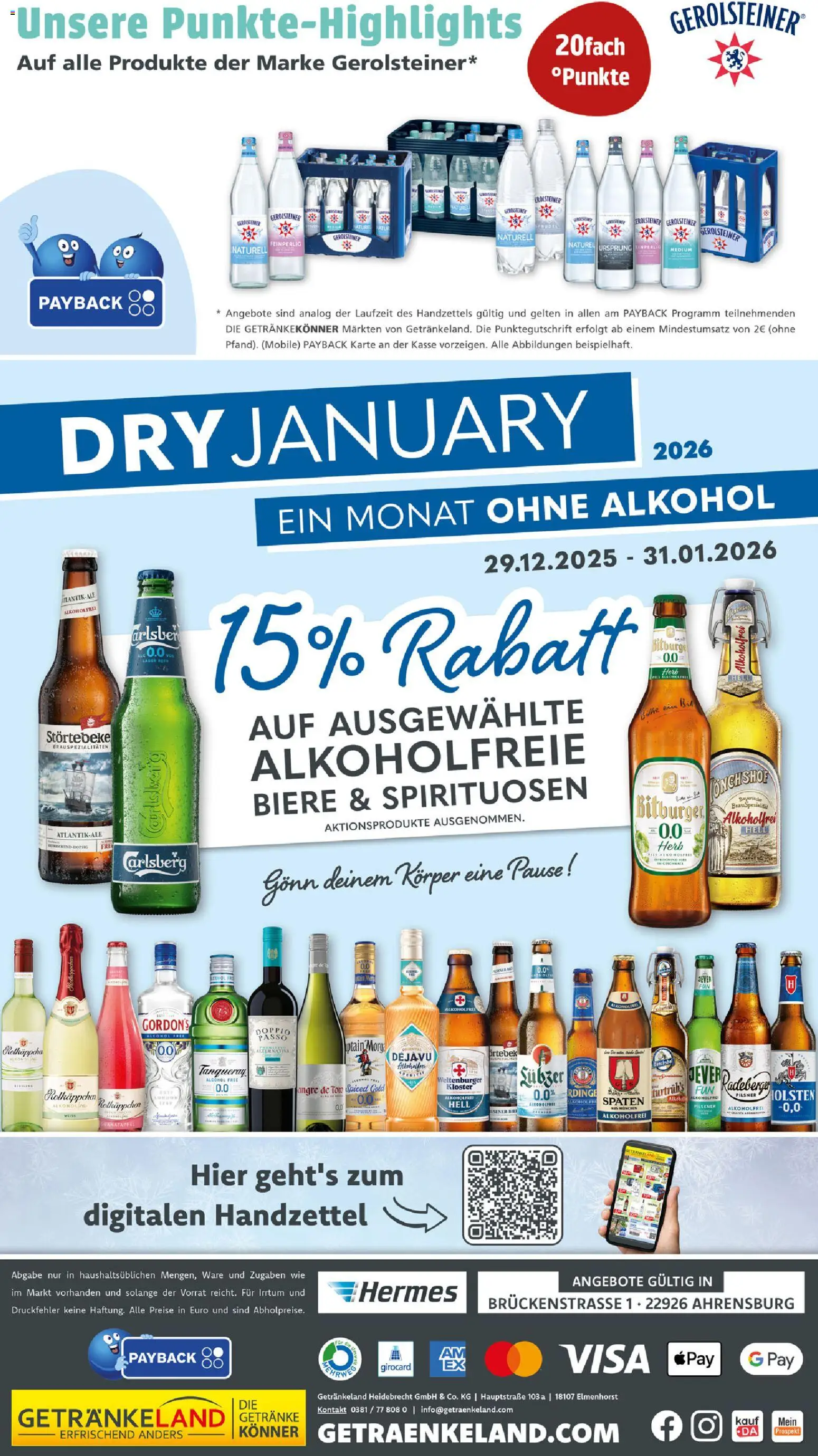 Getränkeland Prospekt Berlin – gültig ab 22.12.2025 | Seite: 8 | Produkte: Granatapfel, Doppio Passo, Jever, Rotkäppchen