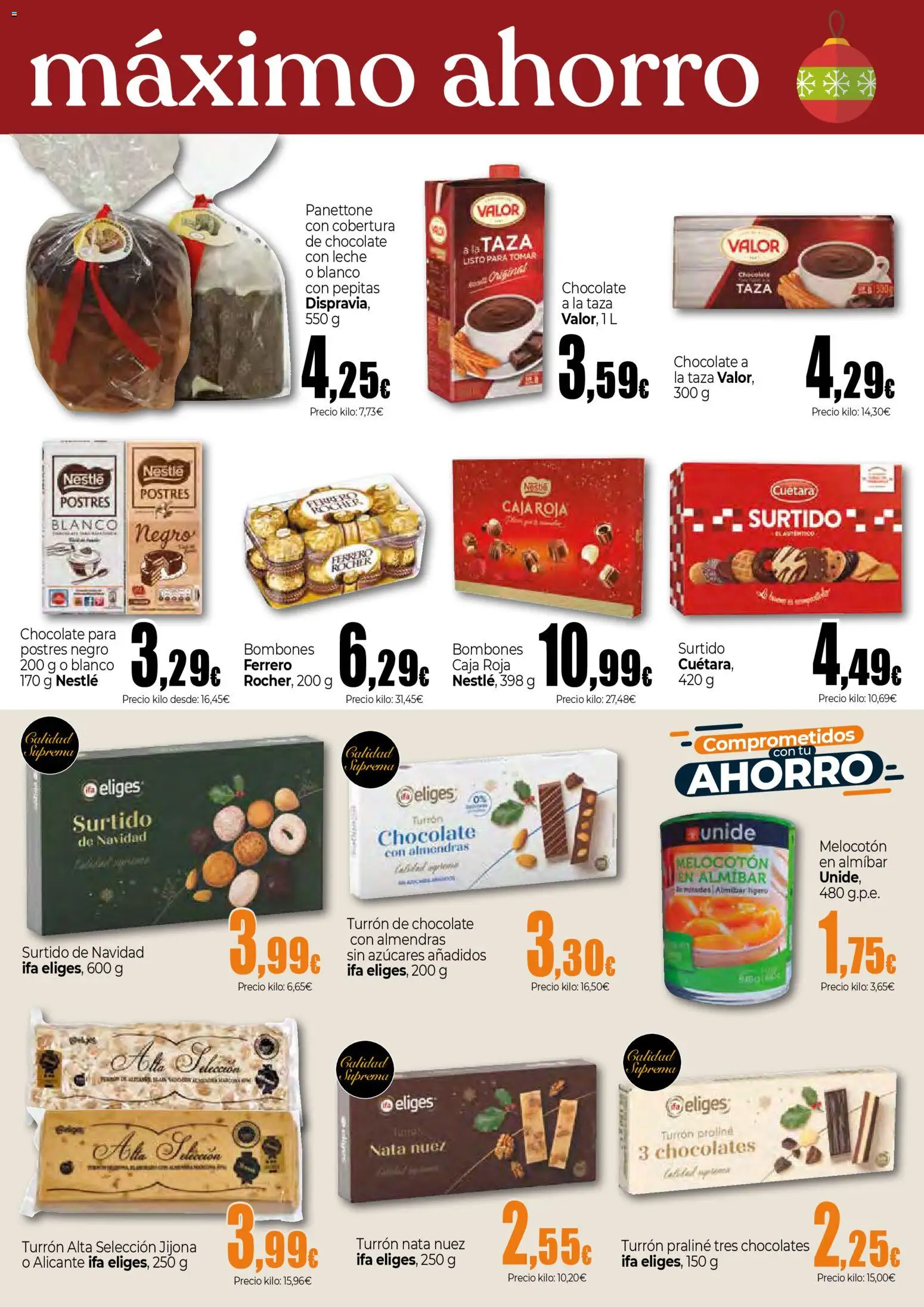 Unide - Market Península │ válido desde el 04.12.2025 | Página: 7 | Productos: Leche, Chocolate, Chocolate con leche, Caja