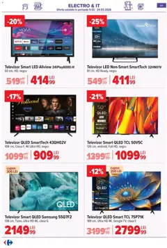 Ofertele Carrefour valabile de la 09.03.2026 | Pagină: 68 | Produse: Vestiyer, Televizor, Audio, Top