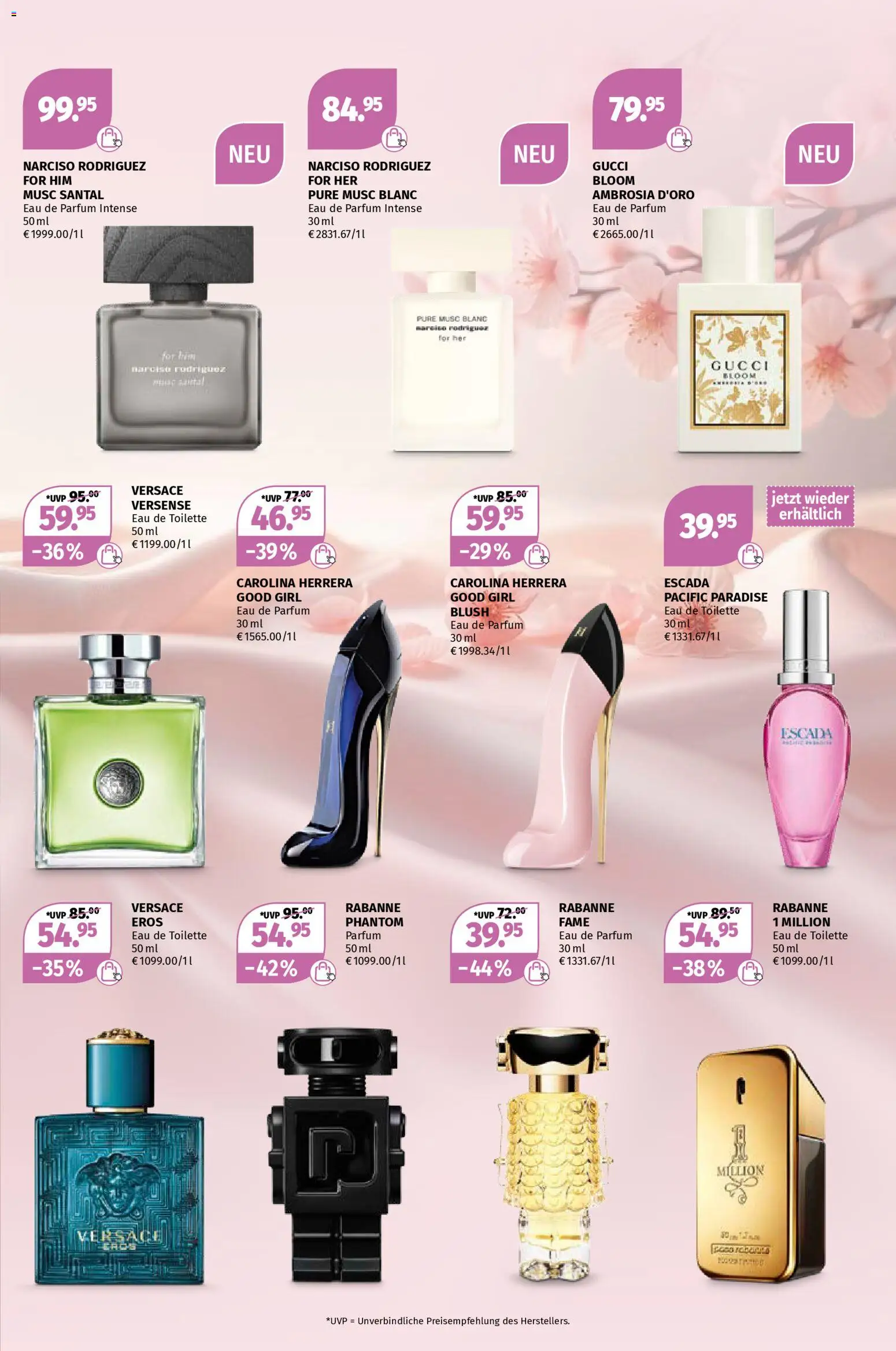 Müller Parfümerie-Highlights – gültig ab 02.03.2026 | Seite: 5 | Produkte: Toilette, Eau de Toilette, Eau de Parfum, Blush