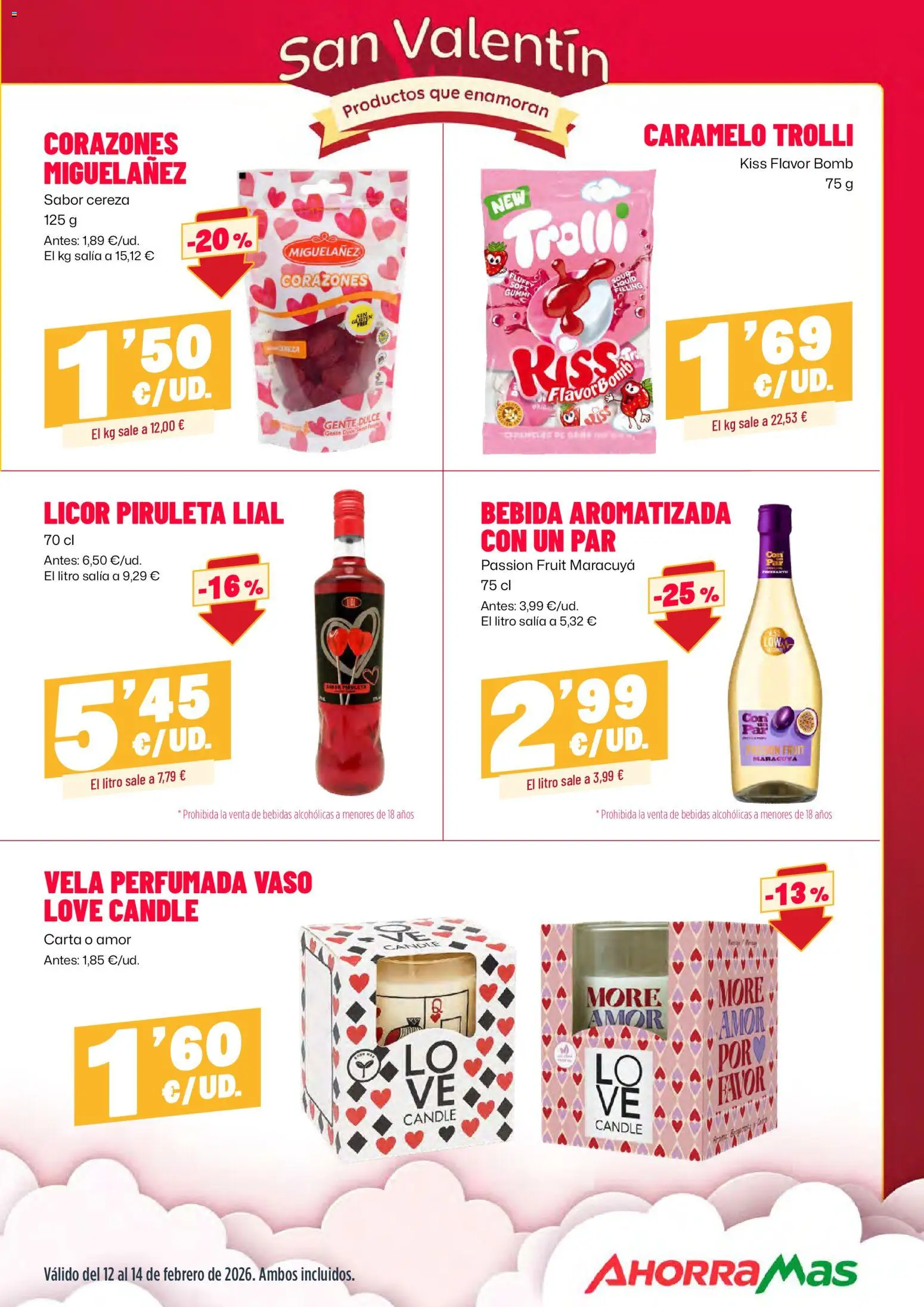 AhorraMas folleto │ válido desde el 12.02.2026 | Página: 11 | Productos: Licor, Vela
