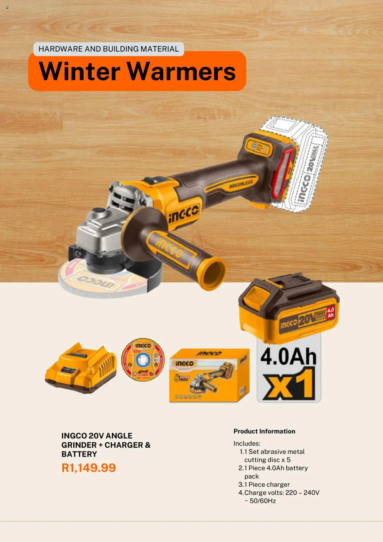 K. Carrim Specials │ valid from 06.08.2025 | Page: 5 | Products: Grinder, Battery, Charger