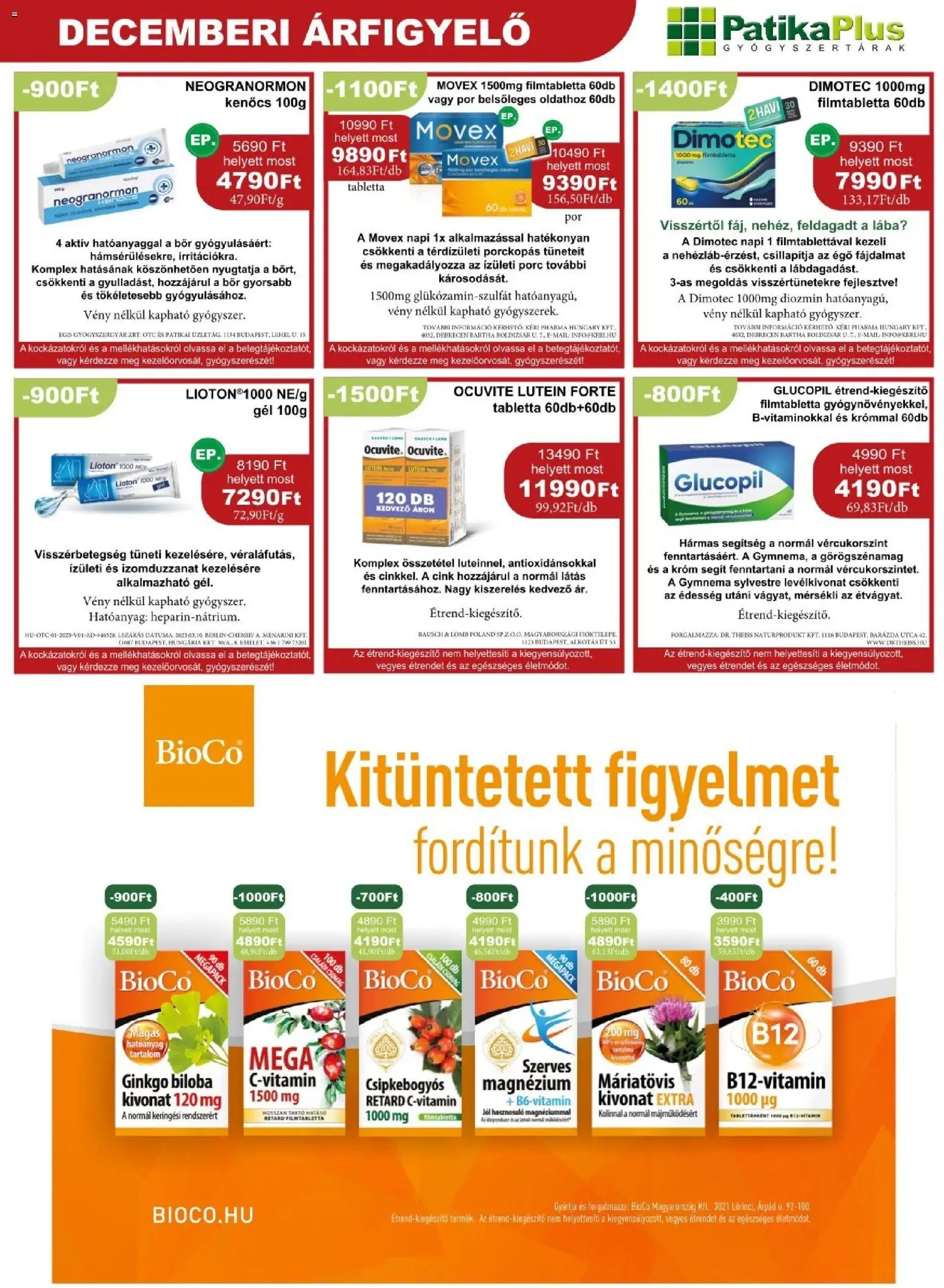 PatikaPlus akciós ujság - amely érvényes a következő dátumtól: 01.12.2025 | Oldal: 7