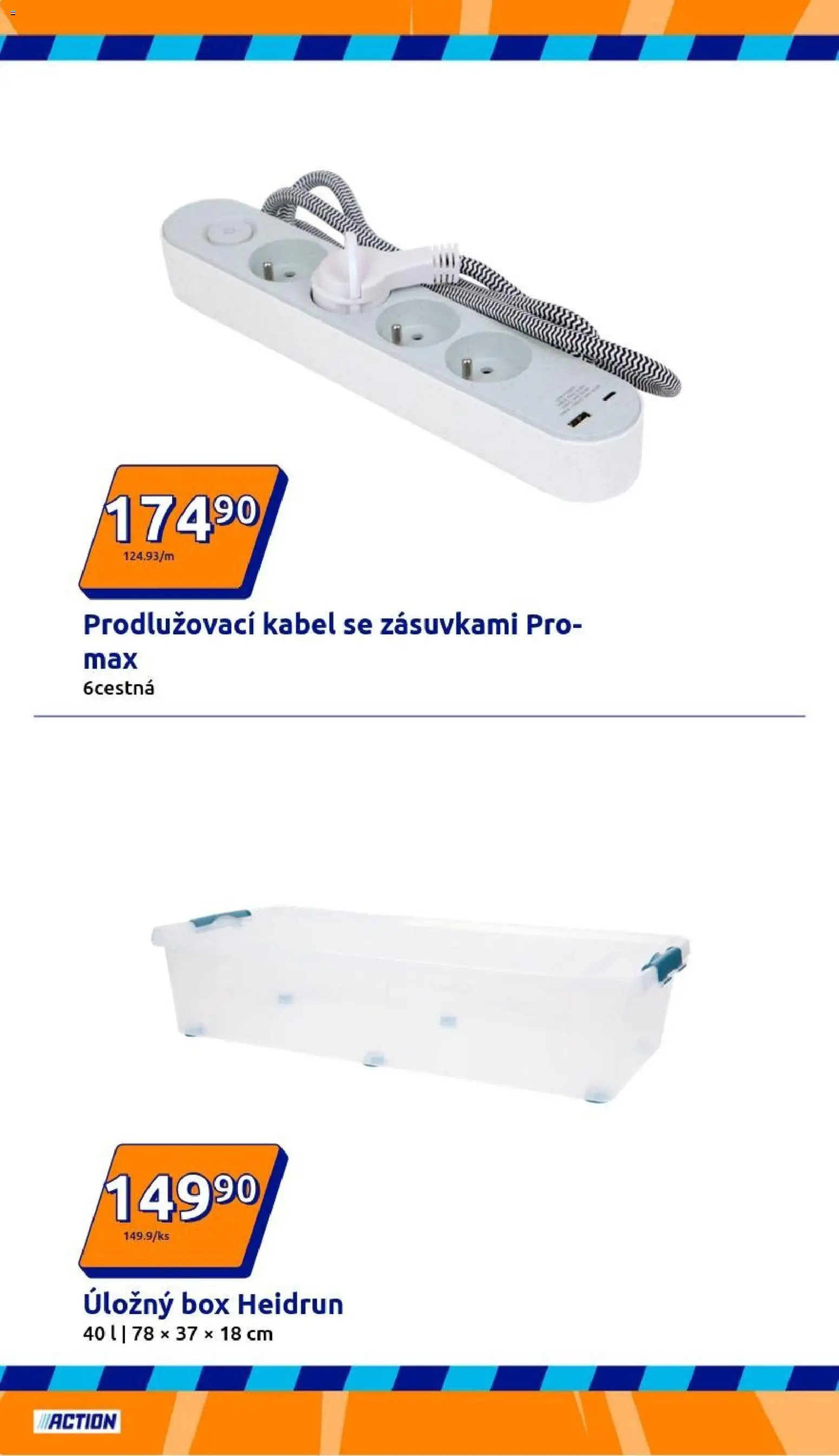 Action leták od 21.01.2026 | Strana: 28 | Produkty: Box, Úložný box, Kabel, Prodlužovací kabel