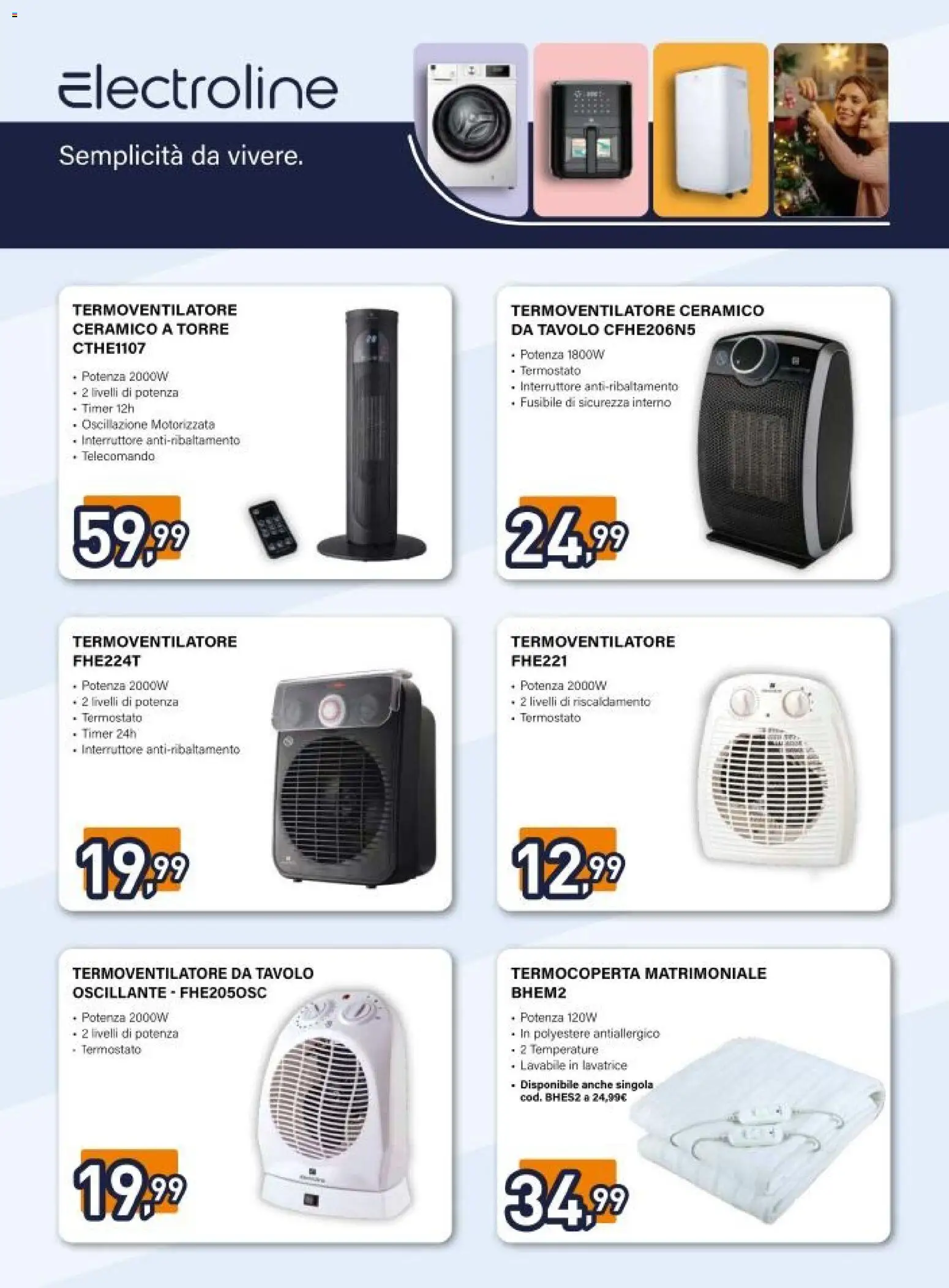 Volantino Unieuro del 06.12.2025 | Pagina: 37 | Prodotti: Telecomando, Lavatrice, Tavolo