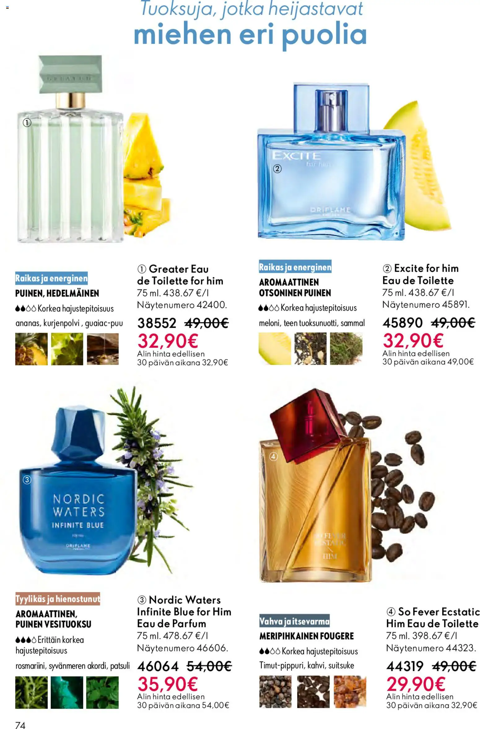 Oriflame - Esite 05 – voimassa 01.04.2026 alkaen | Sivu: 74 | Tuotteet: Eau de toilette