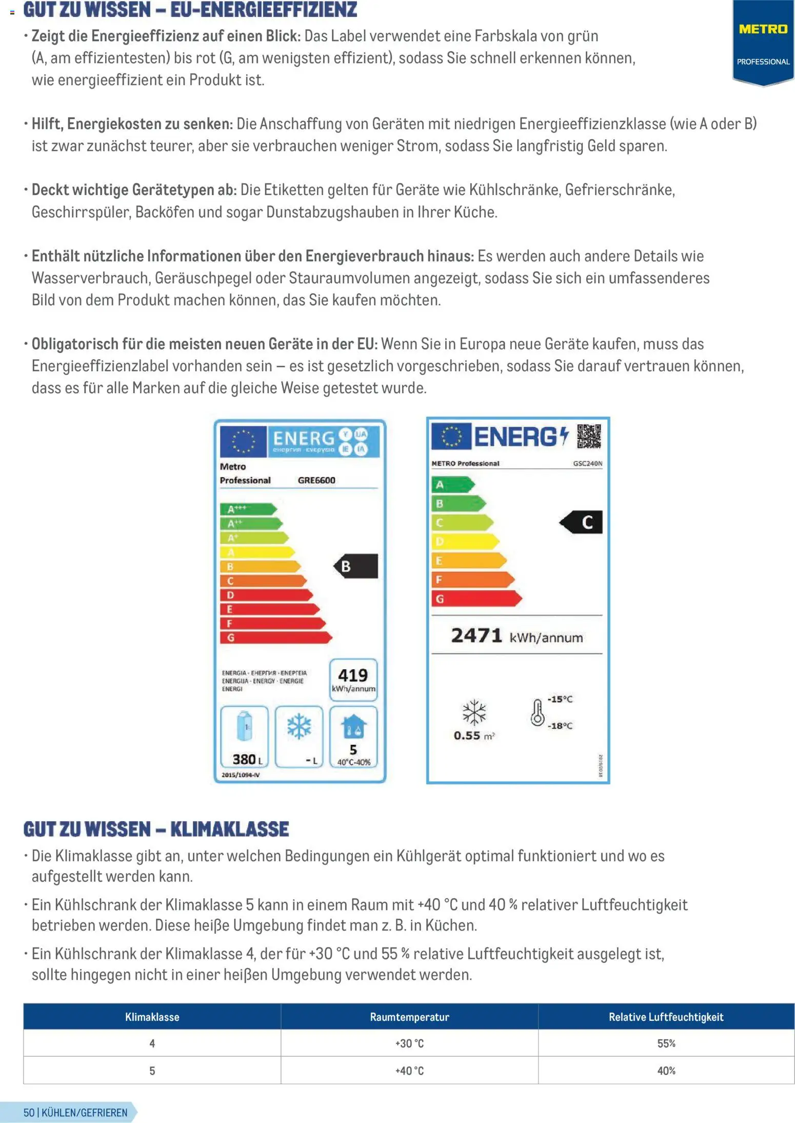 Metro Gastrogeräte gültig ab 23.02.2026 | Seite: 50 | Produkte: Kühlschrank