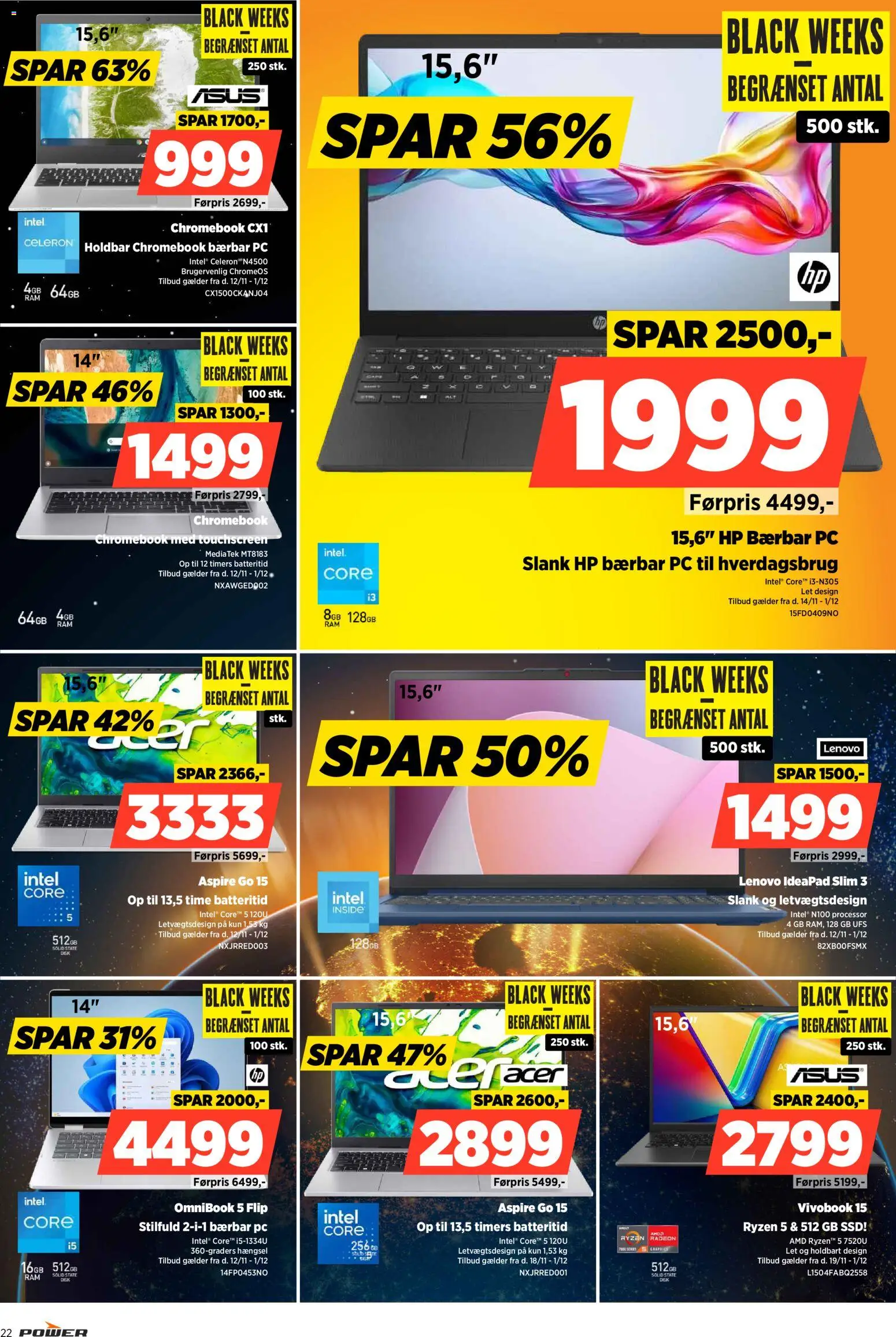 Power tilbudsavis – gyldig fra 12.11.2025 | Side: 22 | Produkter: Processor, PC, SSD
