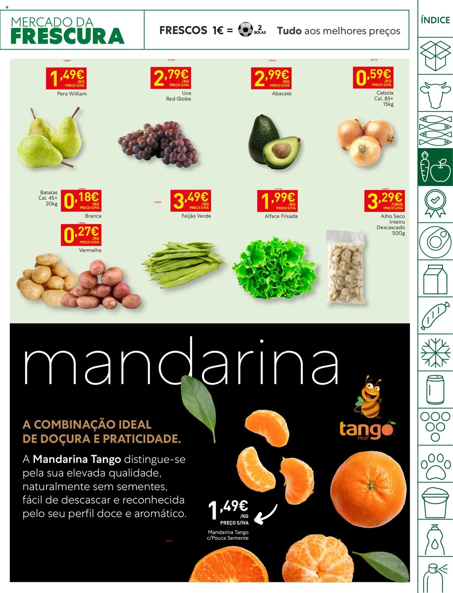 Recheio folheto │ válido de 17.03.2026 | Página: 9 | Produtos: Cebola, Abacate, Alface