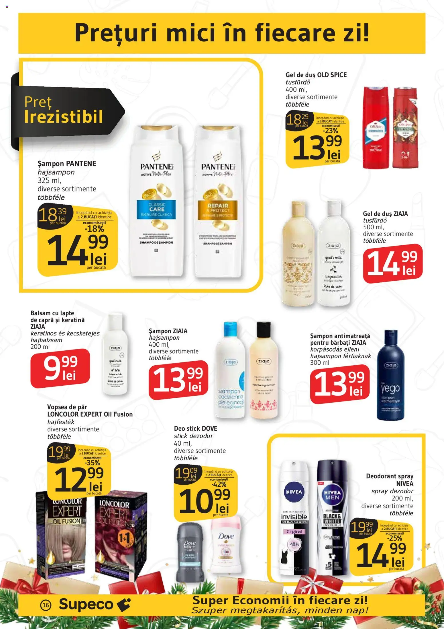 Noul catalog Supeco – valabil de la 11.12.2025 | Pagină: 16 | Produse: Vopsea, Duș, Balsam, Gel de duș