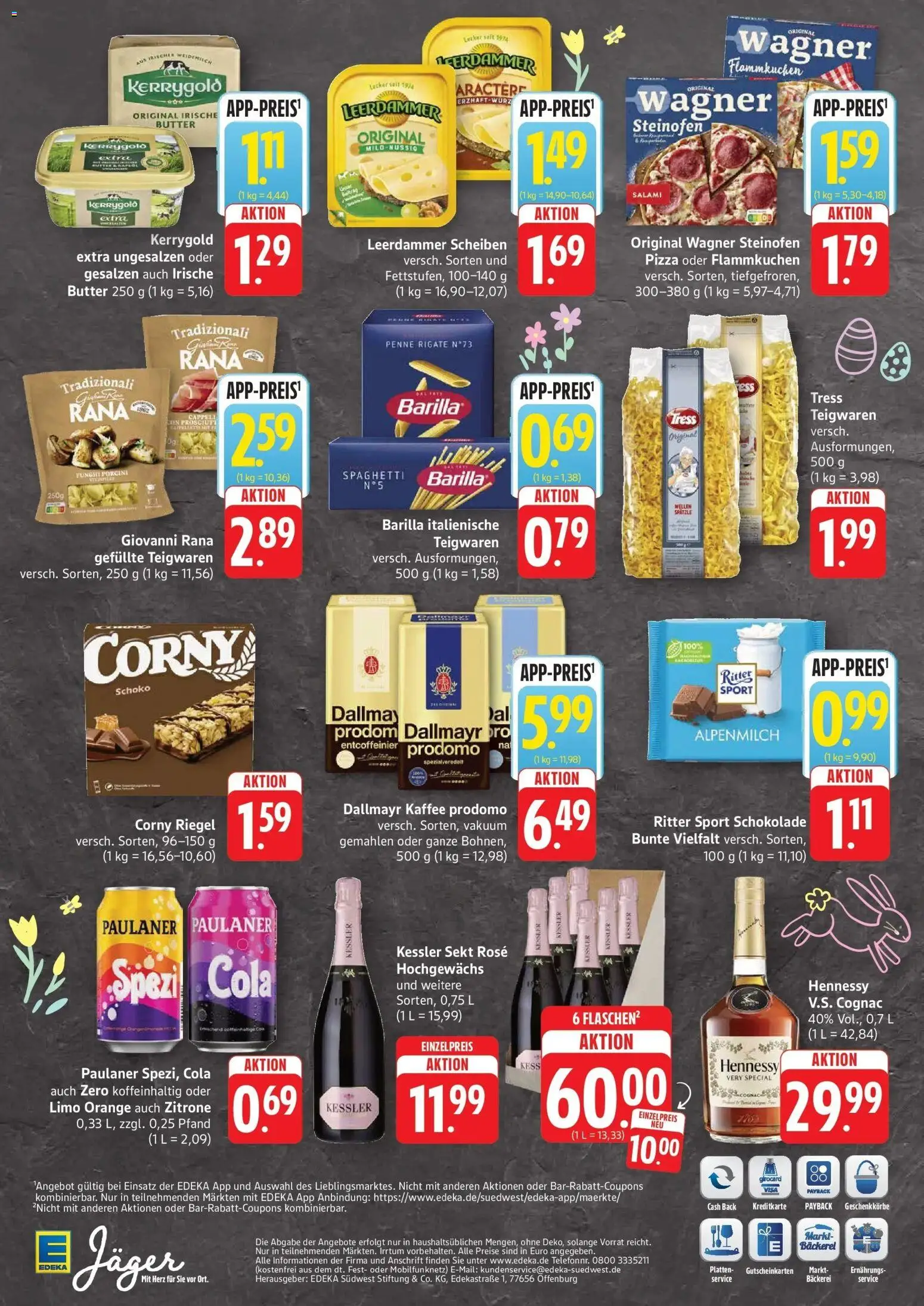 Edeka prospekt Stuttgart-Degerloch	 – gültig ab 23.03.2026 | Seite: 2 | Produkte: Corny riegel, Butter, Barilla, Ritter sport