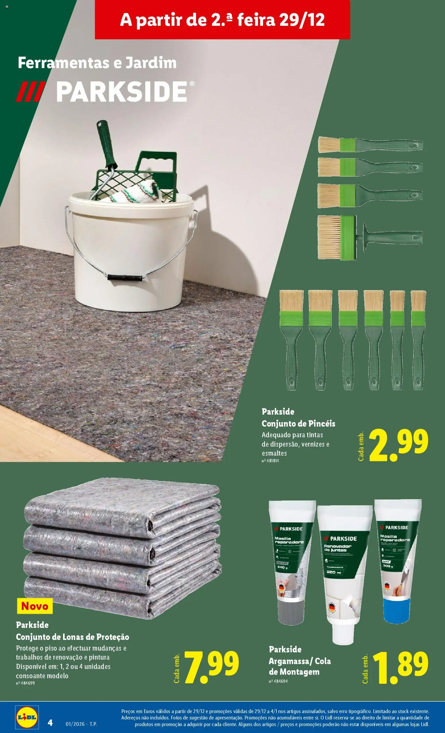 Lidl Novidades │ válido de 29.12.2025 | Página: 4 | Produtos: Ferramentas