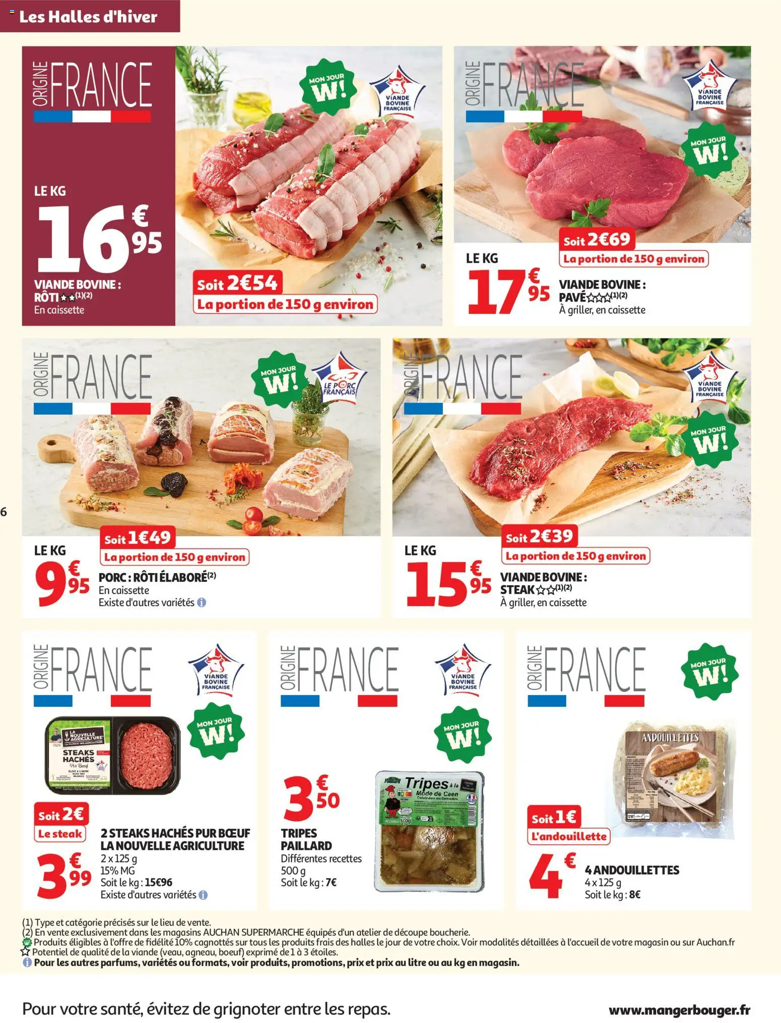 {H1} | Page: 6 | Produits: Viande, Porc, Viande bovine