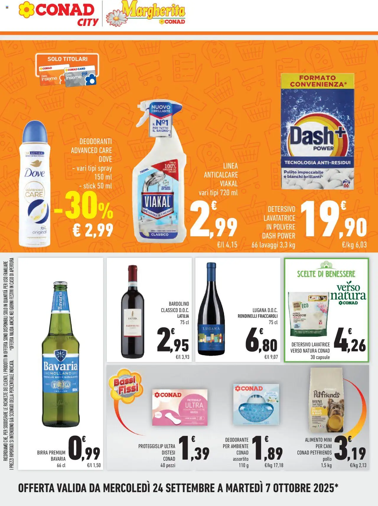 Volantino Conad del 24.09.2025 | Pagina: 10 | Prodotti: Deodorante, Pollo, Riso, Anticalcare