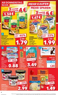 Kaufland Prospekt 	 ab 02.04.2026 gültig | Seite: 6 | Produkte: Basmatireis, Arla buko, Erbsen, Frischkase