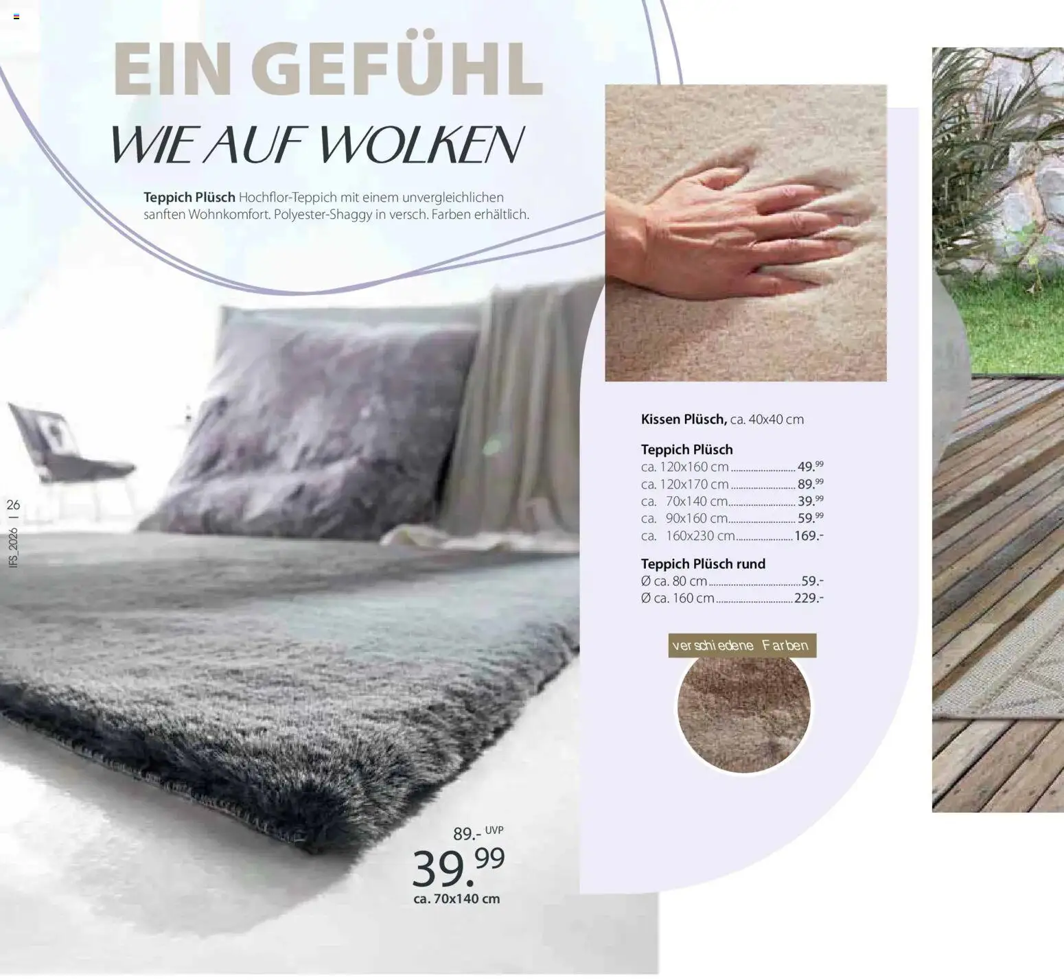 Zurbrüggen Frühlings-Boten für dein zuhause – gültig ab 14.04.2026 | Seite: 24 | Produkte: Kissen, Teppich