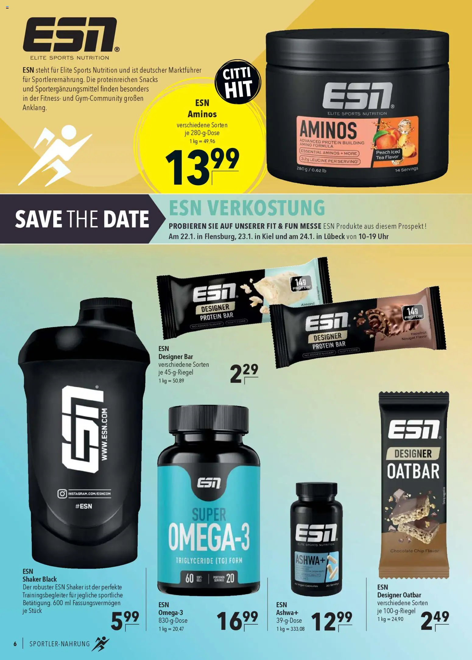 CITTI Markt Sportlernahrung – gültig ab 02.01.2026 | Seite: 6 | Produkte: Uhr
