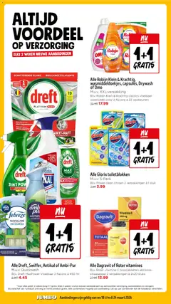 Jumbo folder week 12 - Voorbeeld van een folder van Jumbo, geldig van 18.03.2026 | Pagina: 27 | Producten: Wasmiddel, Parfums, Vezeték nélküli telefon, Vitamine C