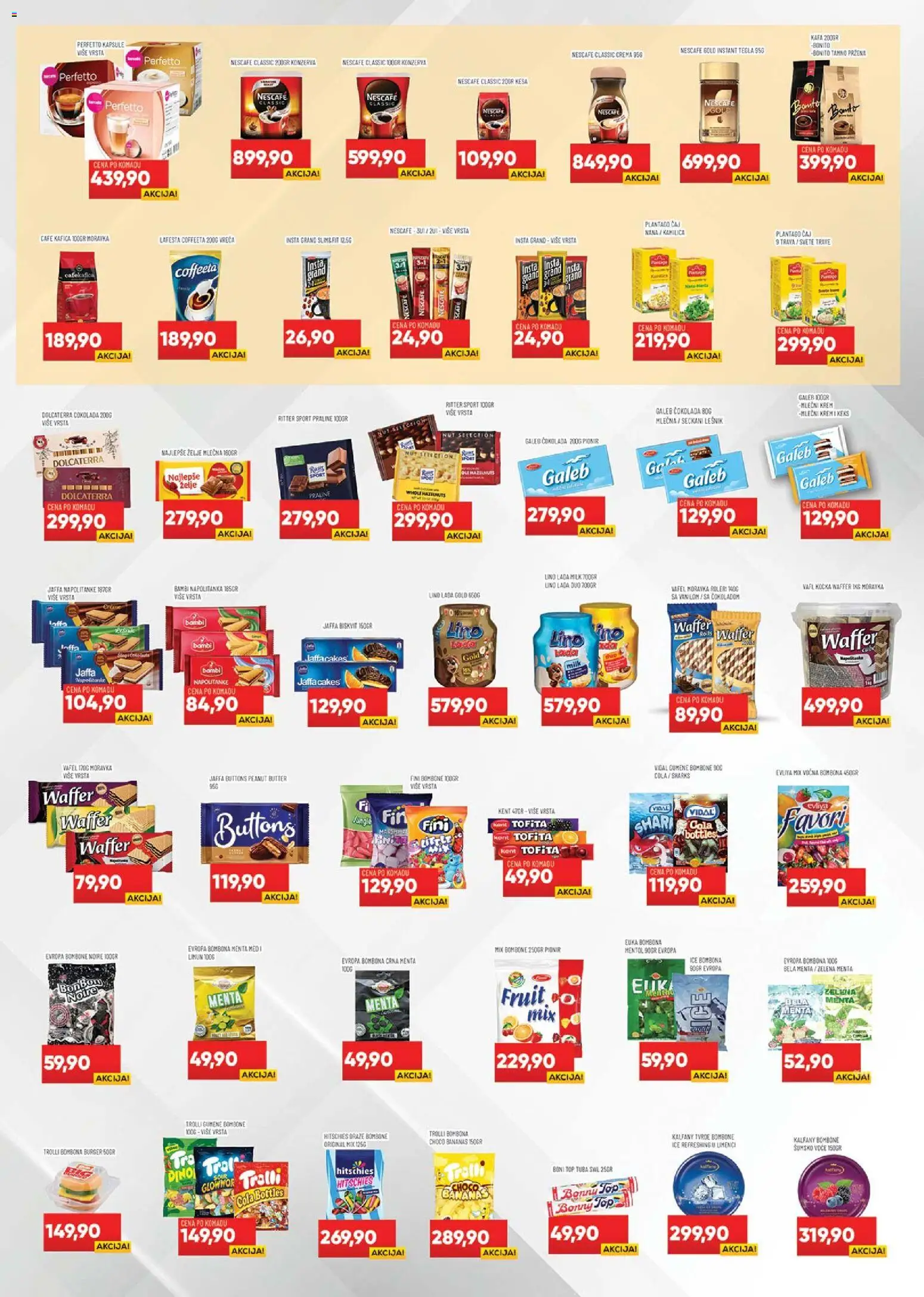 Medius katalog - važi od 21.04.2026 | Strana: 12 | Proizvode: Praline, Napolitanke, Limun, Tegla