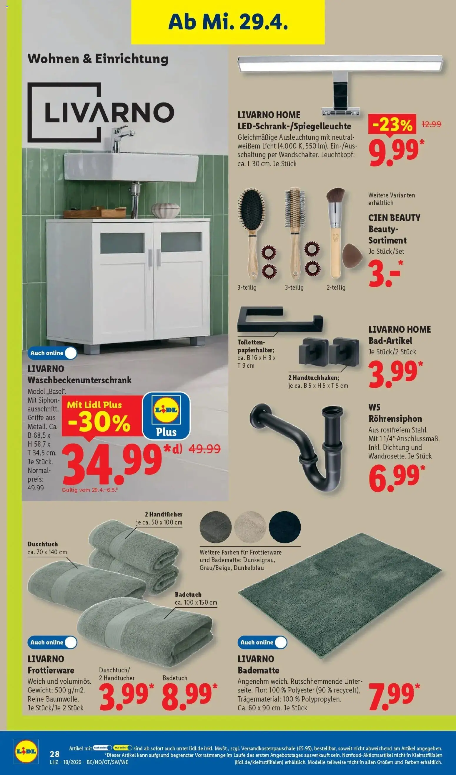 Lidl Německo leták od 27.04.2026 | Strana: 48 | Produkty: Cien