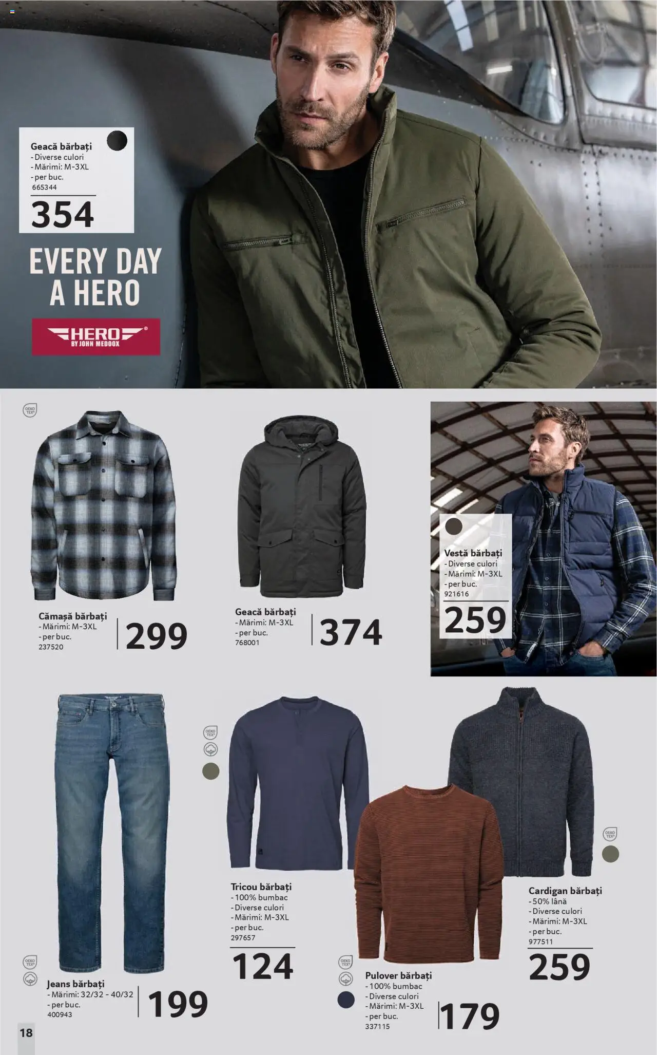 Noul catalog Selgros – valabil de la 19.09.2025 | Pagină: 18 | Produse: Tricou, Pulover, Vestă, Geacă