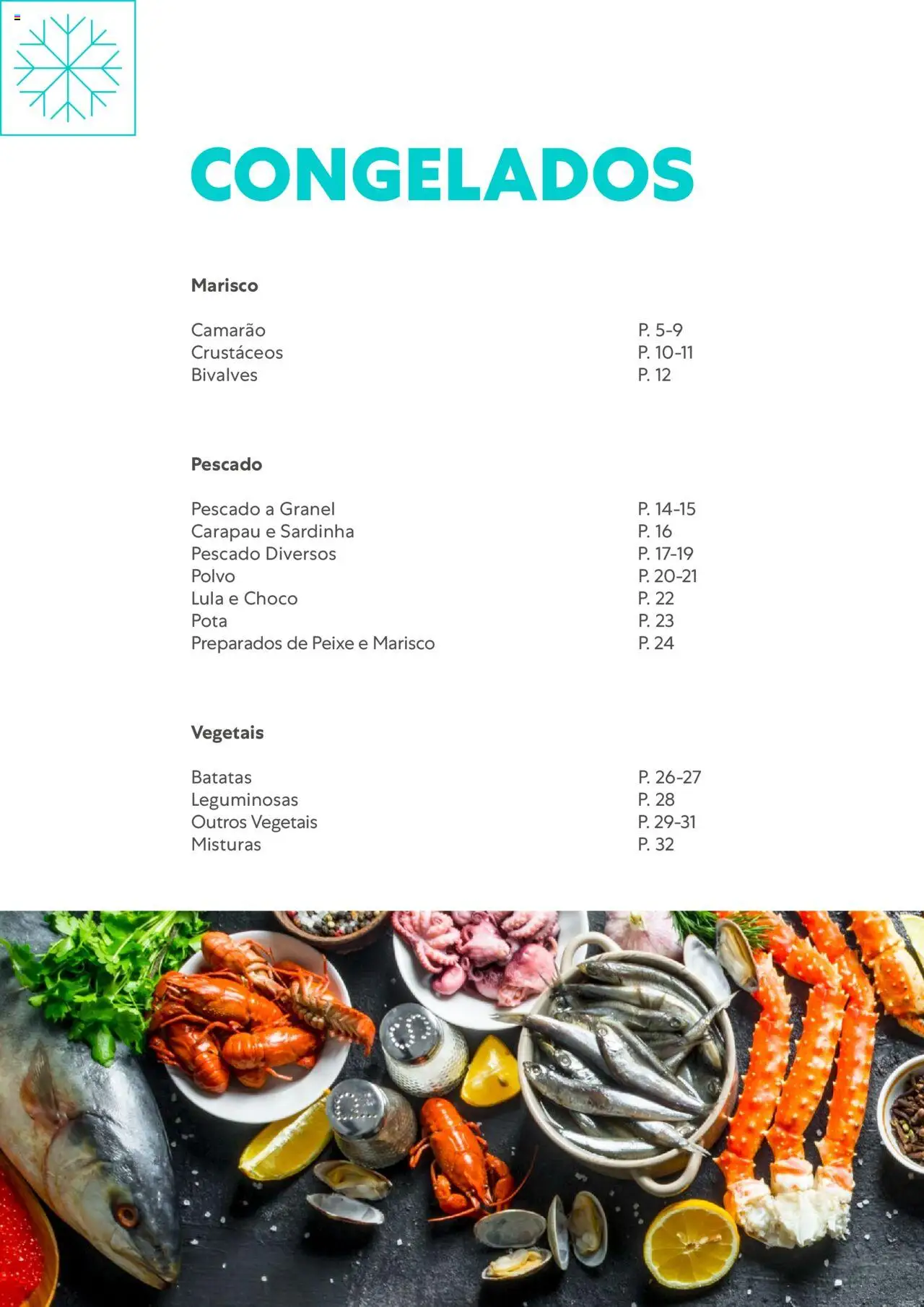 Recheio - Congelados do Mar e da Terra │ válido de 14.07.2025 | Página: 2 | Produtos: Polvo, Camarão, Peixe