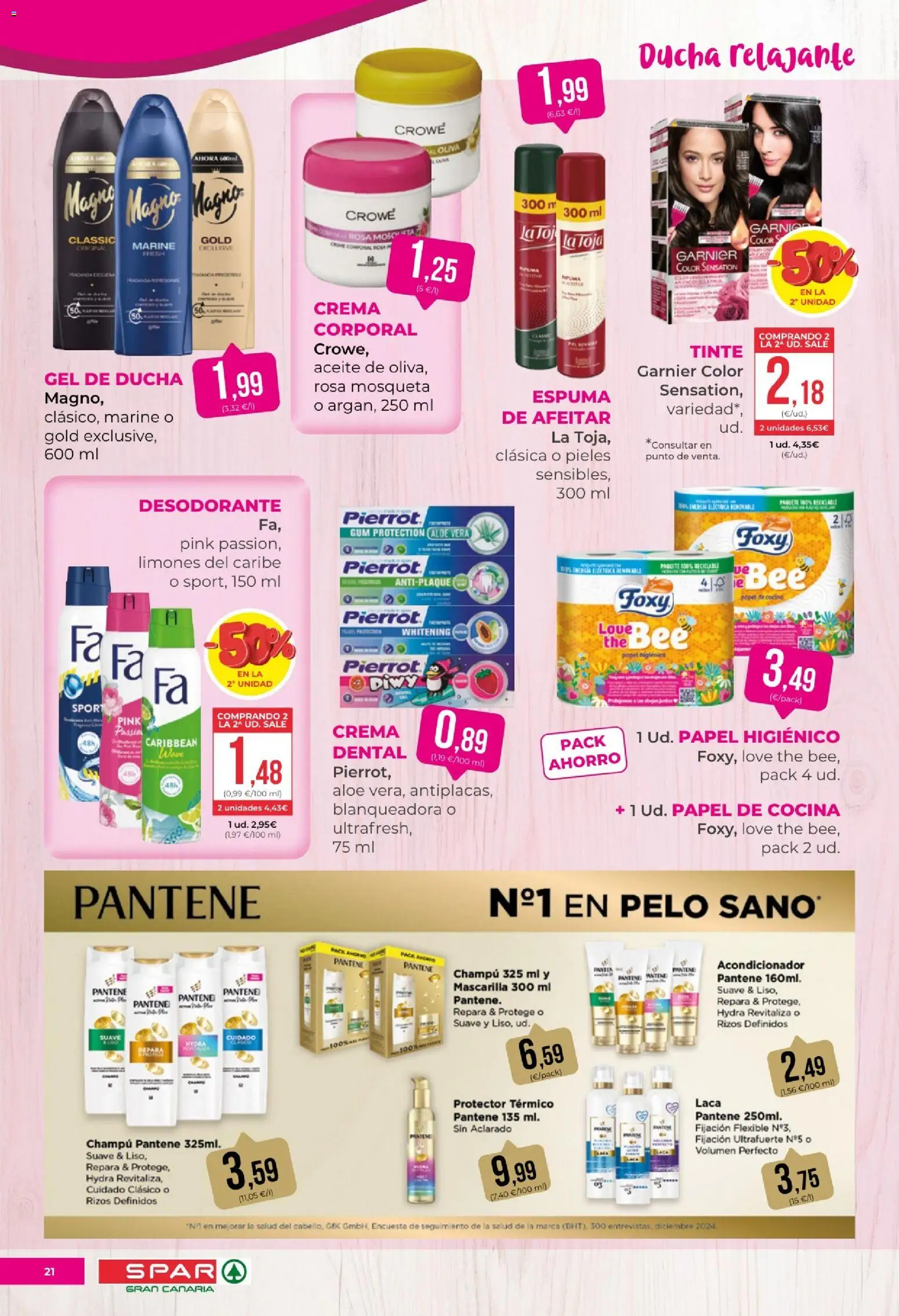 Spar - folleto │ válido desde el 14.11.2025 | Página: 21 | Productos: Tinte, Papel higienico, Cocina, Ducha