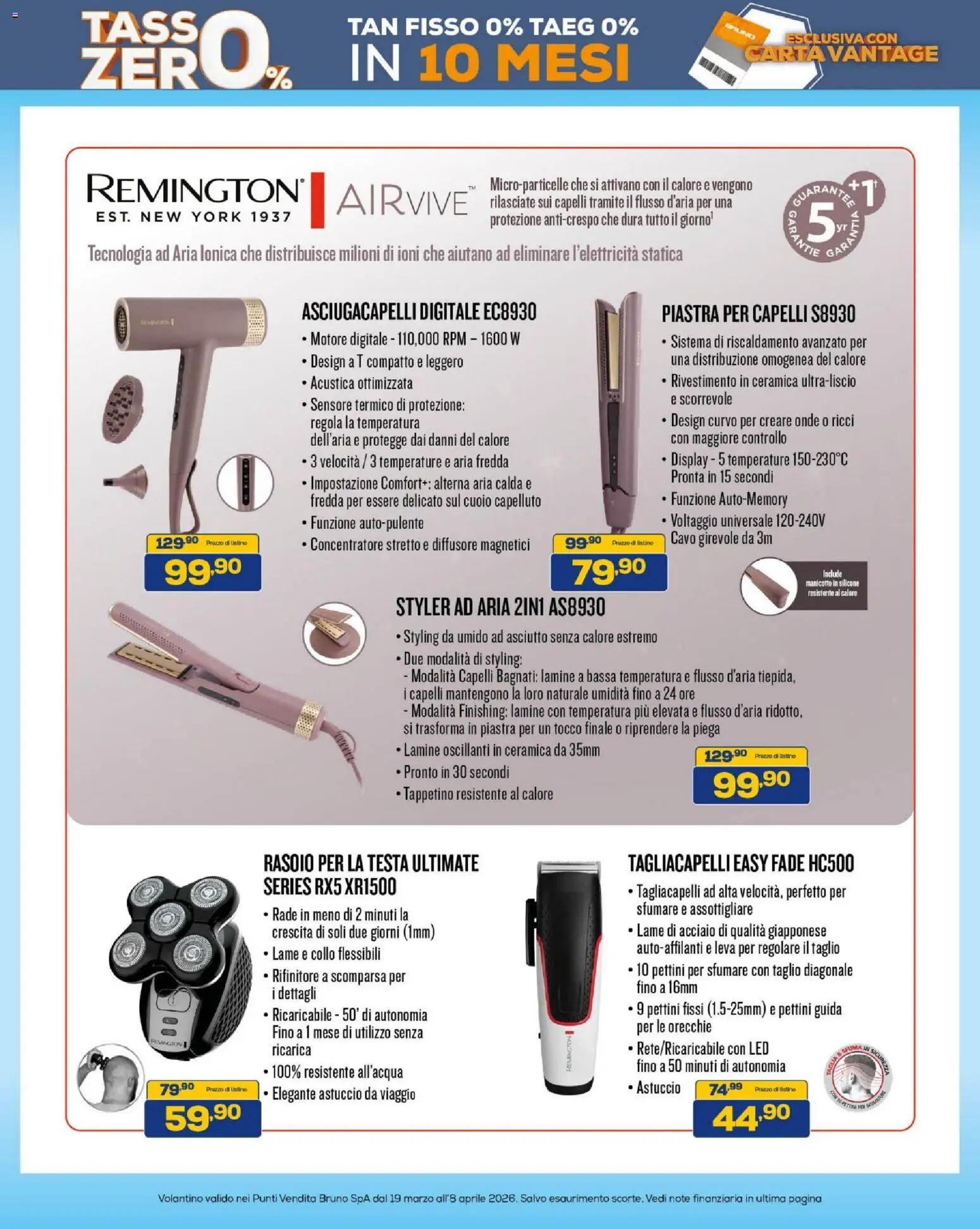Volantino BRUNO del 19.03.2026 | Pagina: 41 | Prodotti: Rasoio, Cavo, Astuccio, Silicone