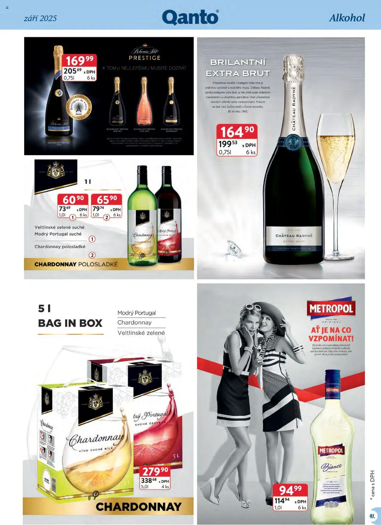 Astur & Qanto leták - Velkoobchod 09/2025 od 01.09.2025 | Strana: 41 | Produkty: Box, Bohemia sekt, Víno, Sekt
