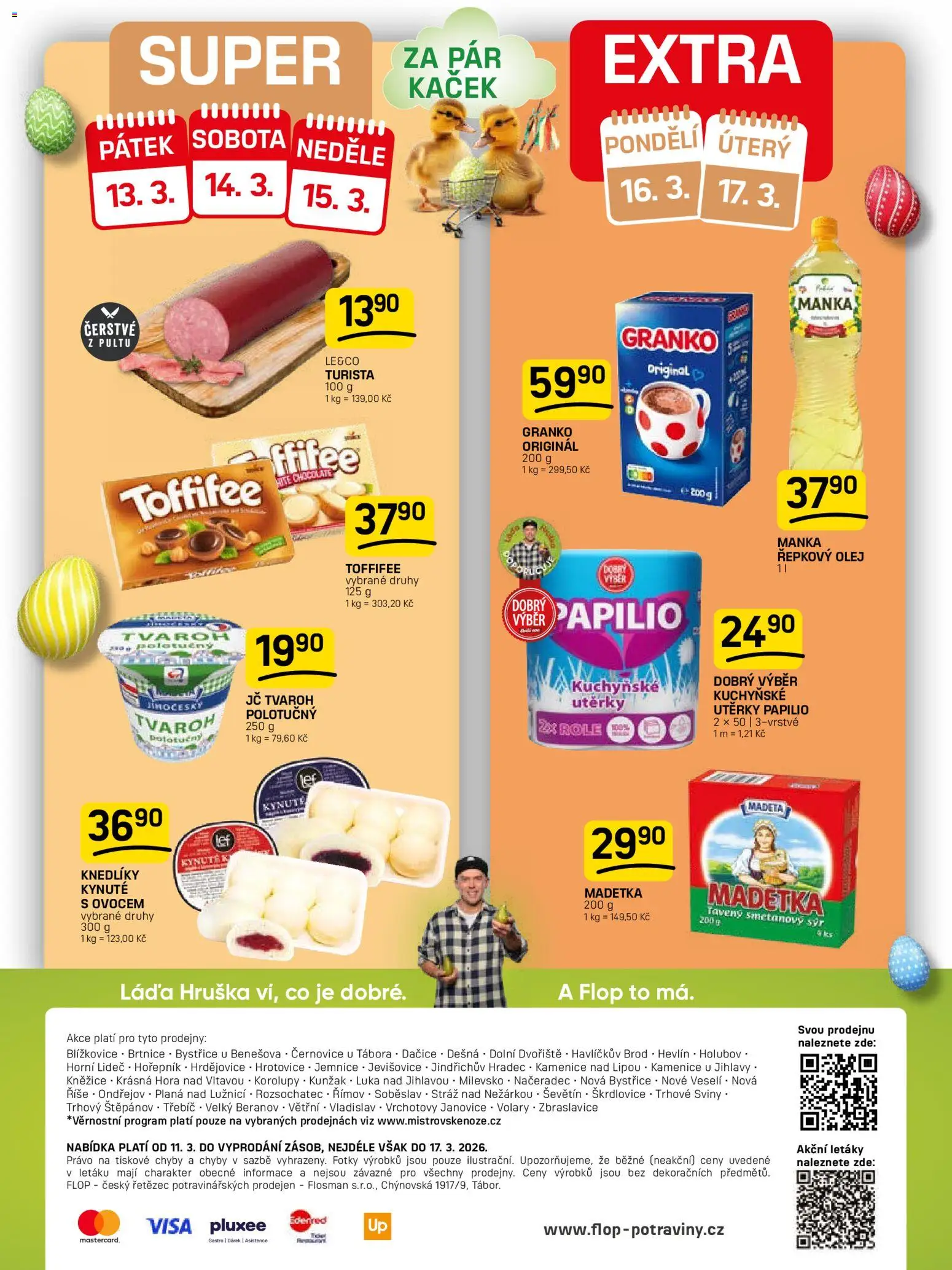 Flop leták od 11.03.2026 | Strana: 12 | Produkty: Sýr, Olej, Granko, Smetanový sýr
