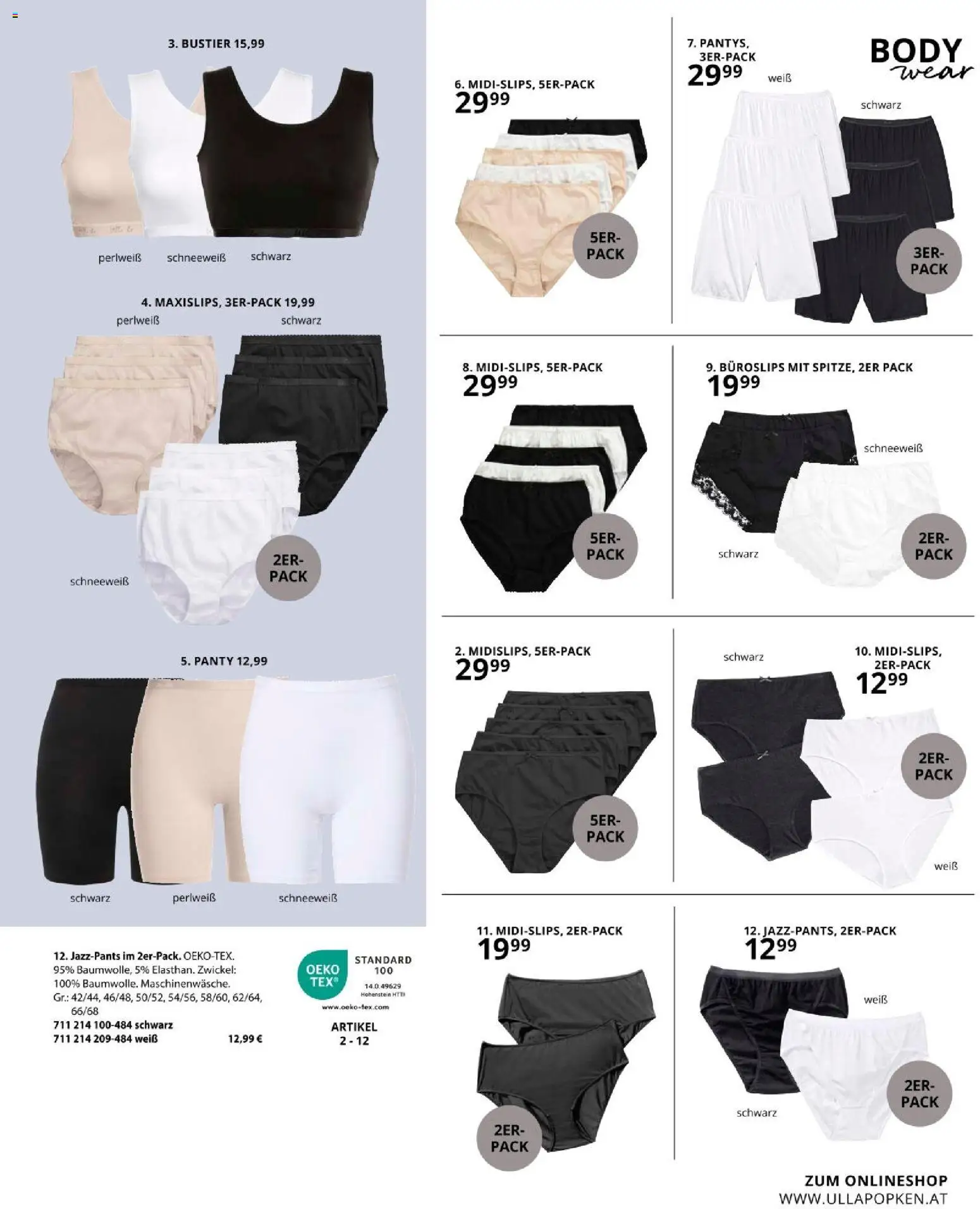 Ulla Popken akciós ujság - amely érvényes a következő dátumtól: 01.04.2026 | Oldal: 205 | Termékek: Body