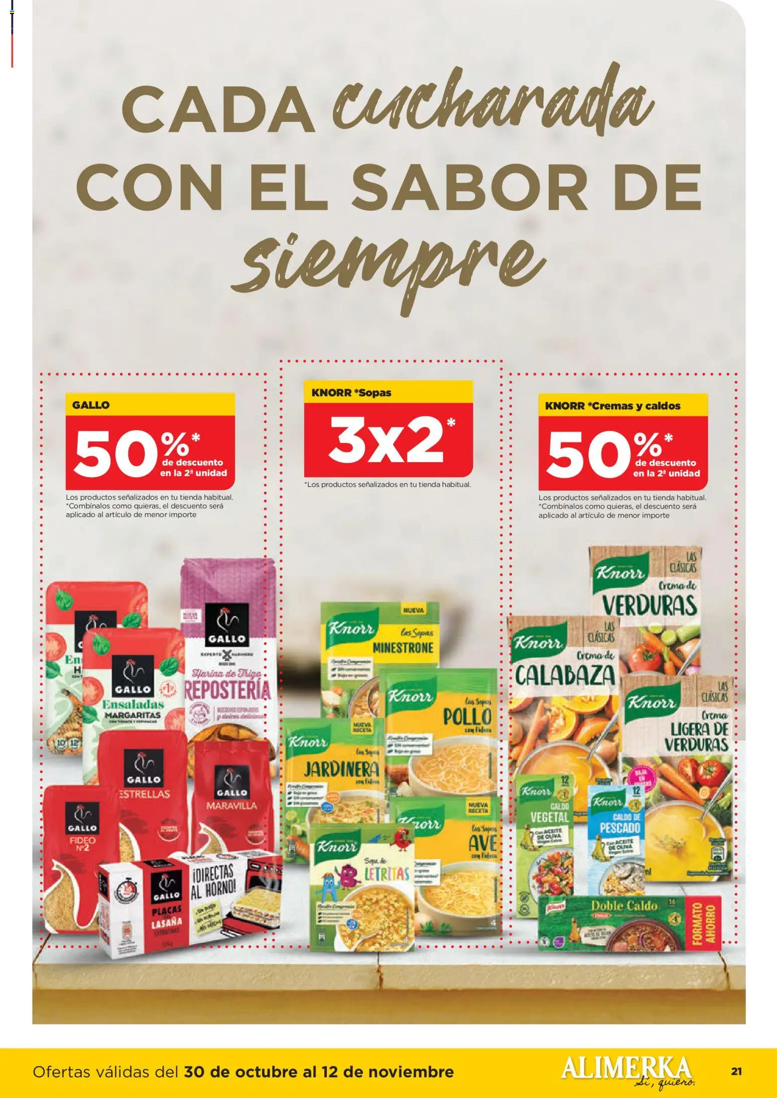 Alimerka folleto Asturias │ válido desde el 30.10.2025 | Página: 21 | Productos: Jardinera, Pescado, Crema, Horno
