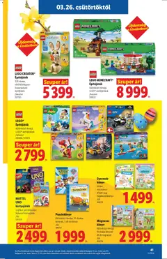 Lidl akciós újság - amely érvényes a következő dátumtól: 26.03.2026 | Oldal: 41