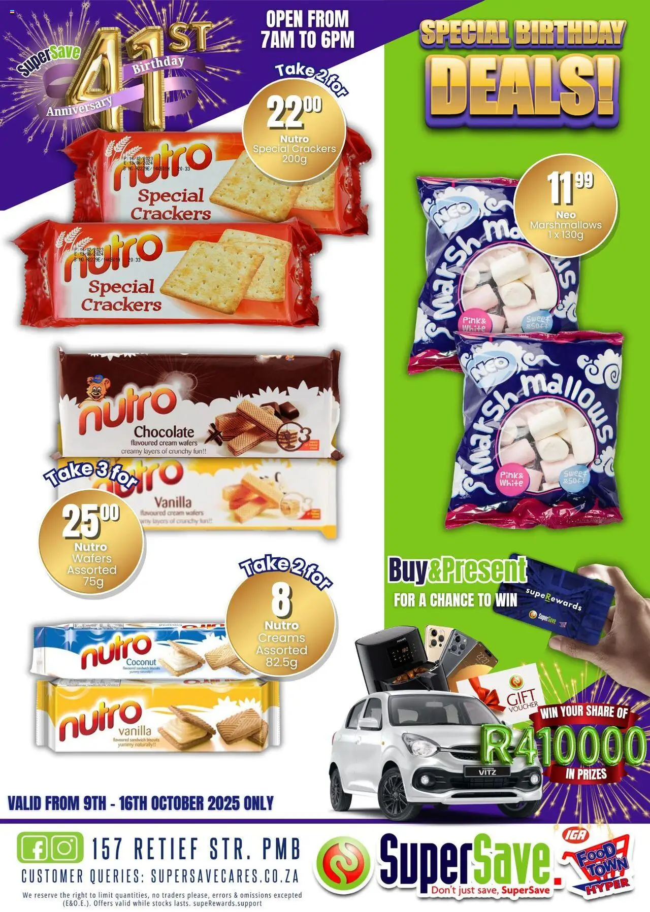 New Super Save catalogue – valid from 09.10.2025 | Page: 75 | Products: Biscuits, Chocolate, Cream