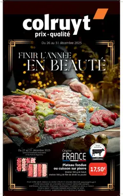 Colruyt - Prévisualisation de Colruyt - Finir l'année en beauté valide à partir de 26.12.2025