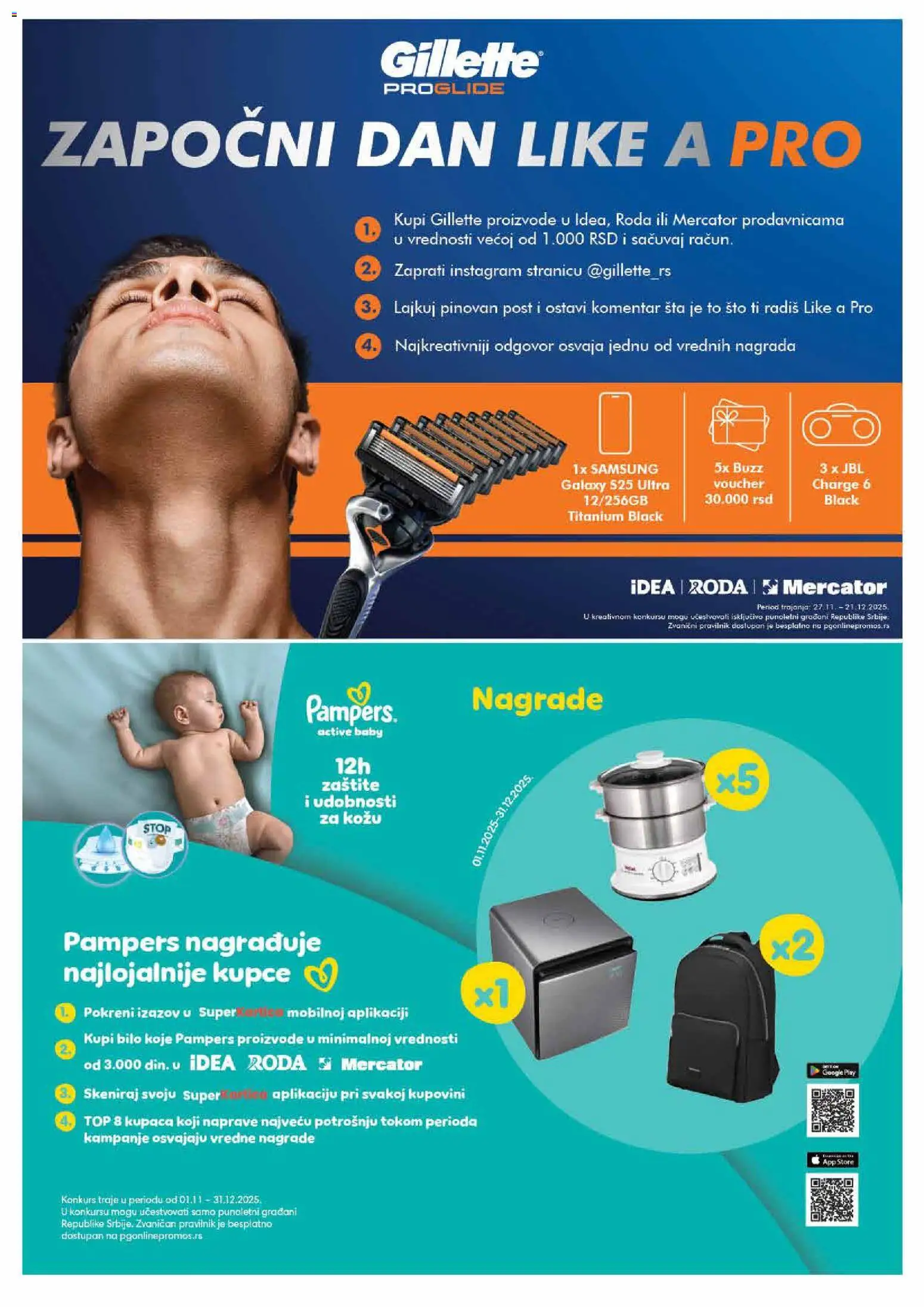 Idea katalog - važi od 04.12.2025 | Strana: 29 | Proizvode: Gillette, Pampers, Sto