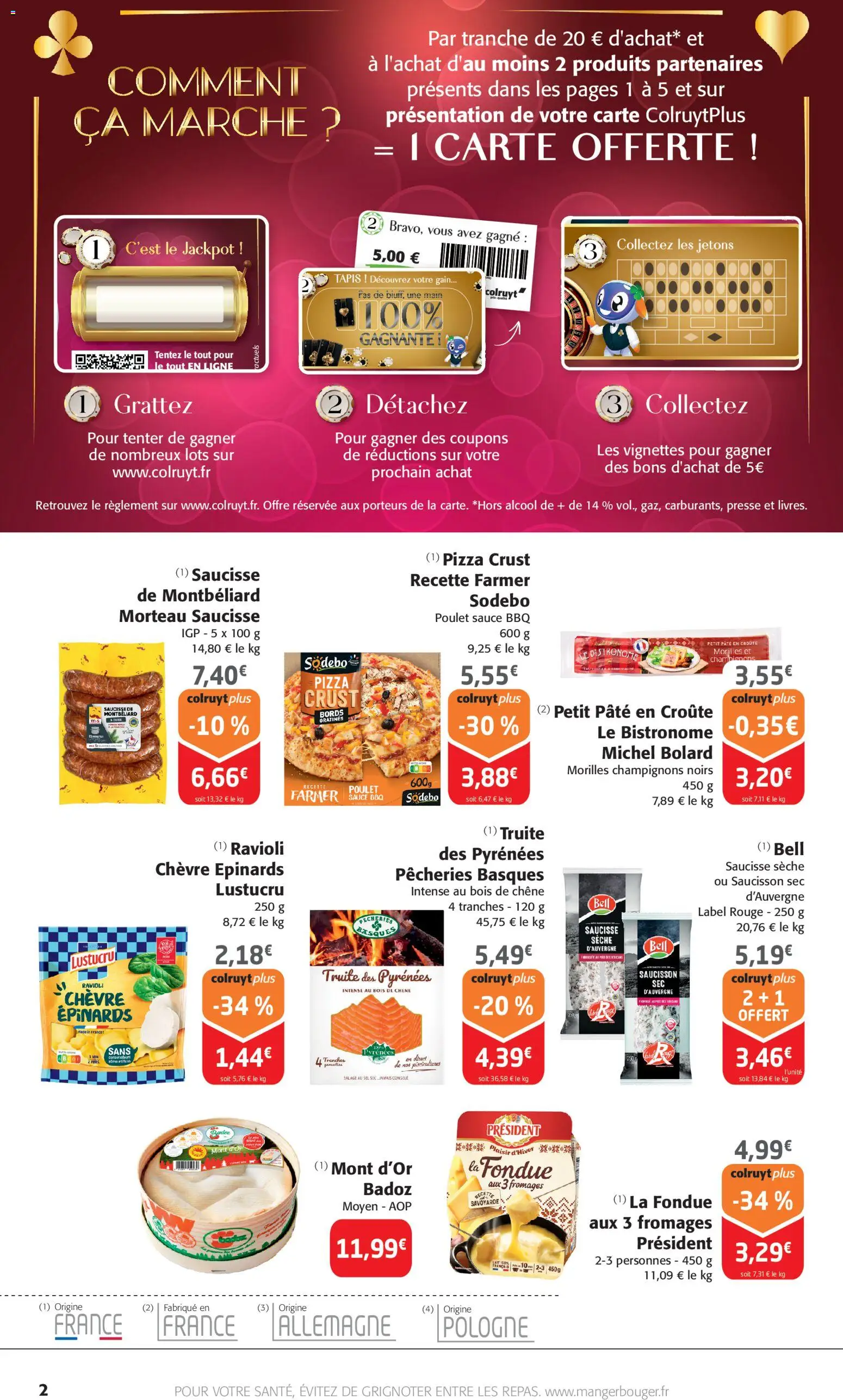 {H1} | Page: 2 | Produits: Alcool, Saucisson, Saucisson sec, Sel