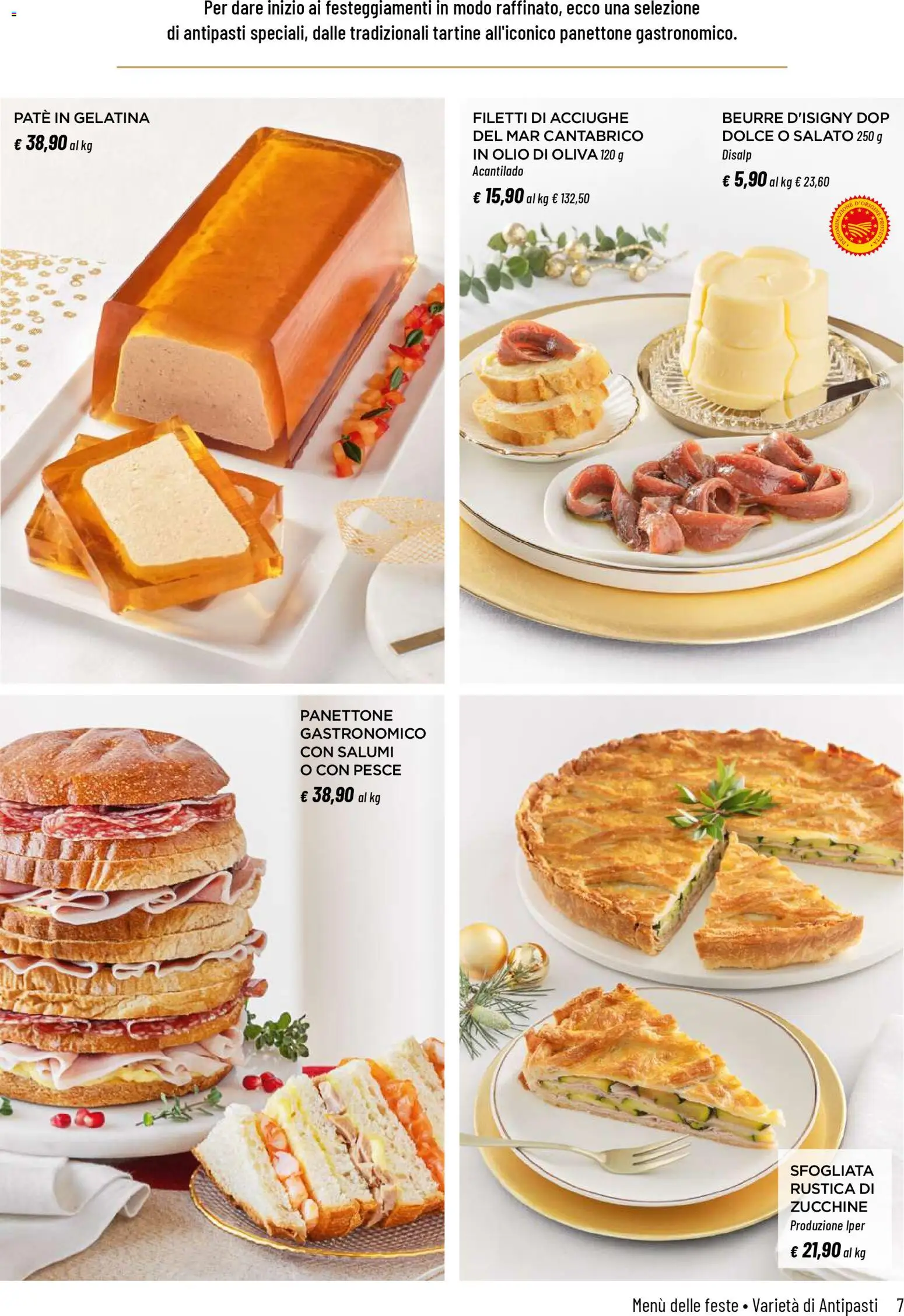 Volantino Iper del 04.12.2025 | Pagina: 7 | Prodotti: Olio, Acciughe, Zucchine, Olio di Oliva