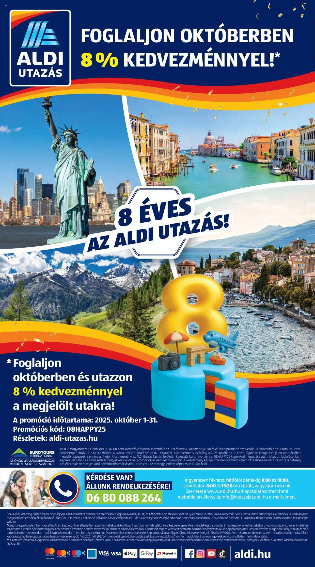 Aldi akciós ujság - amely érvényes a következő dátumtól: 09.10.2025 | Oldal: 48 | Termékek: Szőlő, Óra, Dekoráció